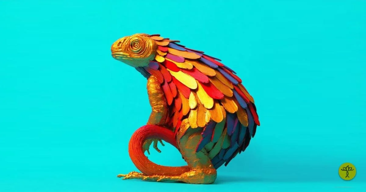 Ilustración del personaje Savimbo Guara — Tarjeta de crédito con reconocimiento a la autoría indígena