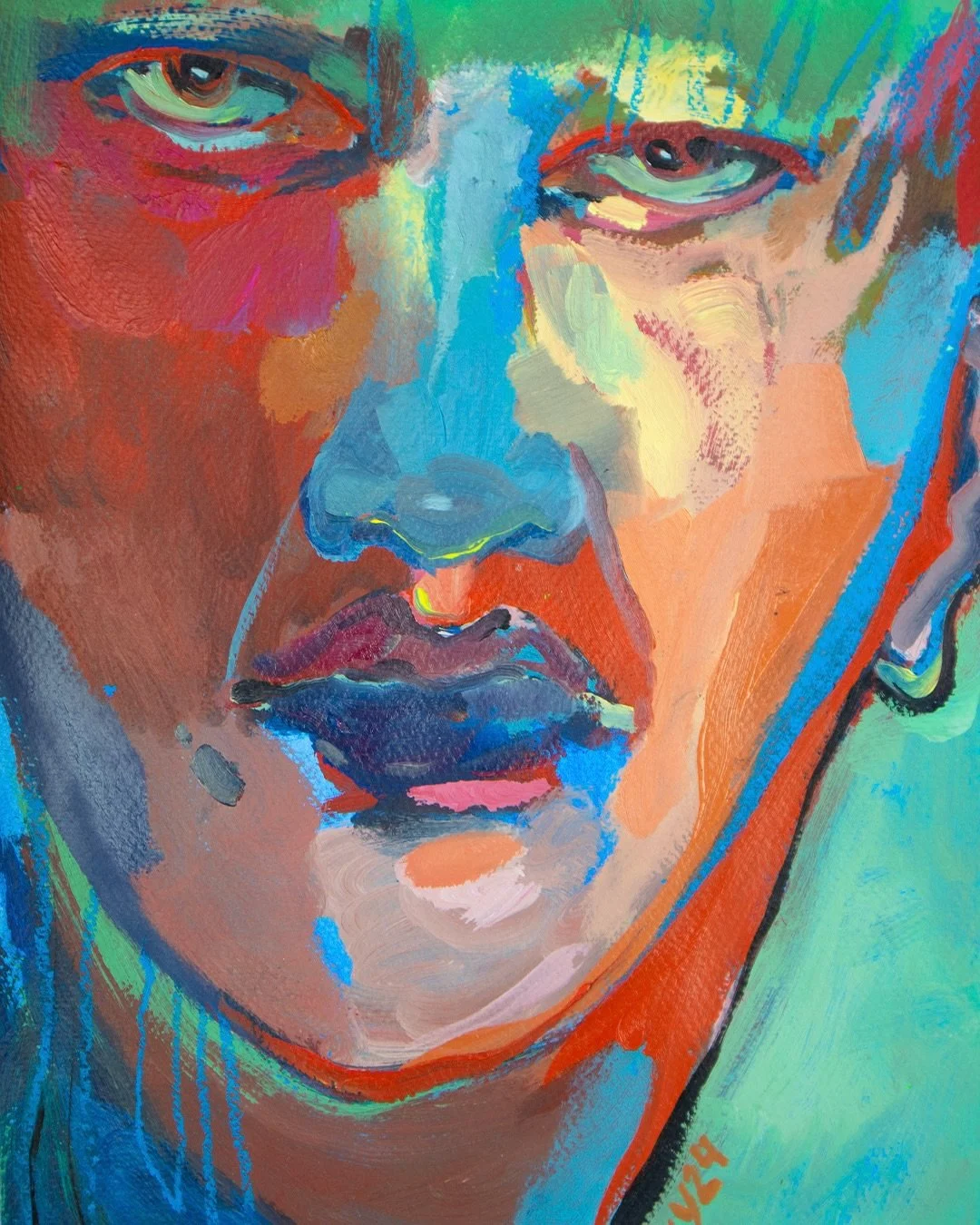 ⚡️ Laatste kans om deze editie mee te doen! De cursus komt hierna een tijd niet meer terug. 

Ik schilder, als het kan, altijd mee tijdens workshops en dit zijn mijn eigen resultaten tijdens Imaginary Friends. Dit thema komt aan bod in week 3.

📍Hoo