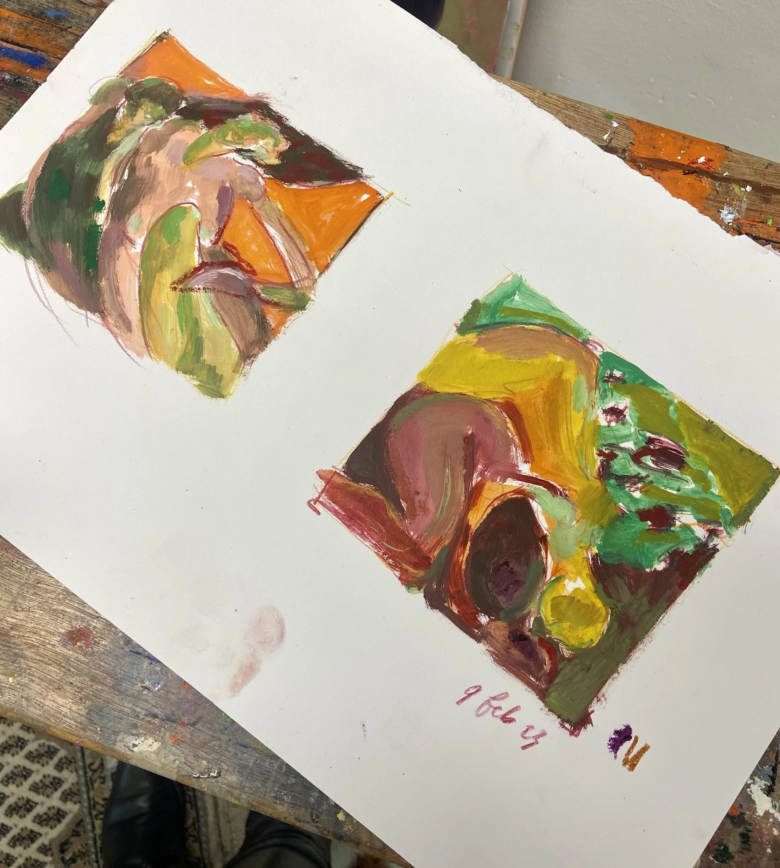 Getting back to the studio… slowly, and that's okay