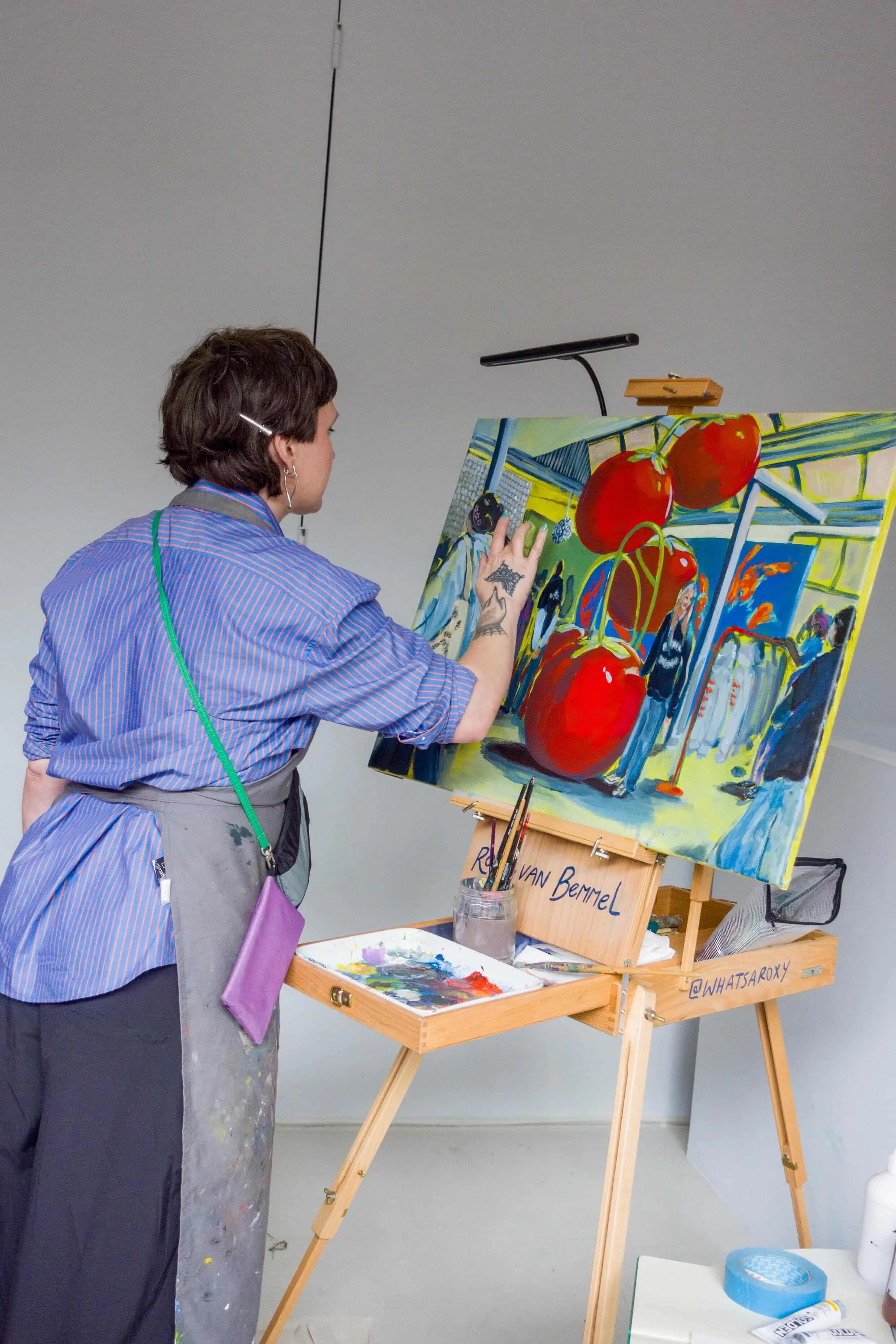 Live painting for Harry Styles Pop-up Shop in Amsterdam!