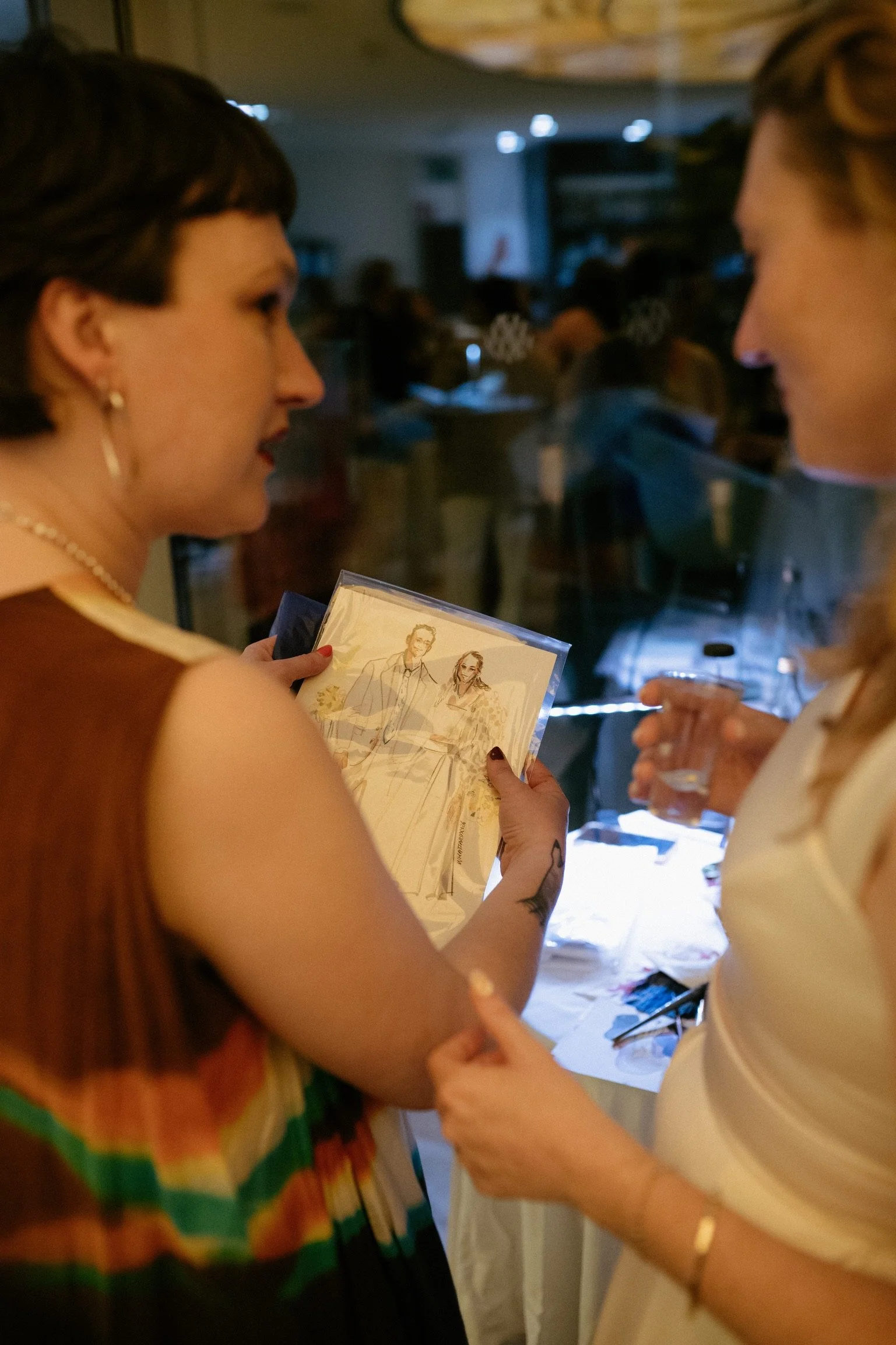 live illustrator weddings