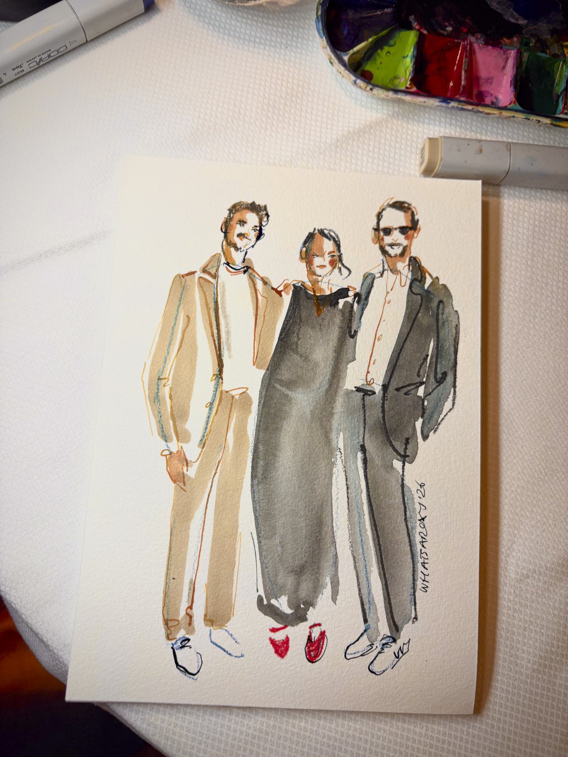 Live painting at weddings