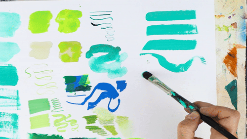 how to start painting with mixed media