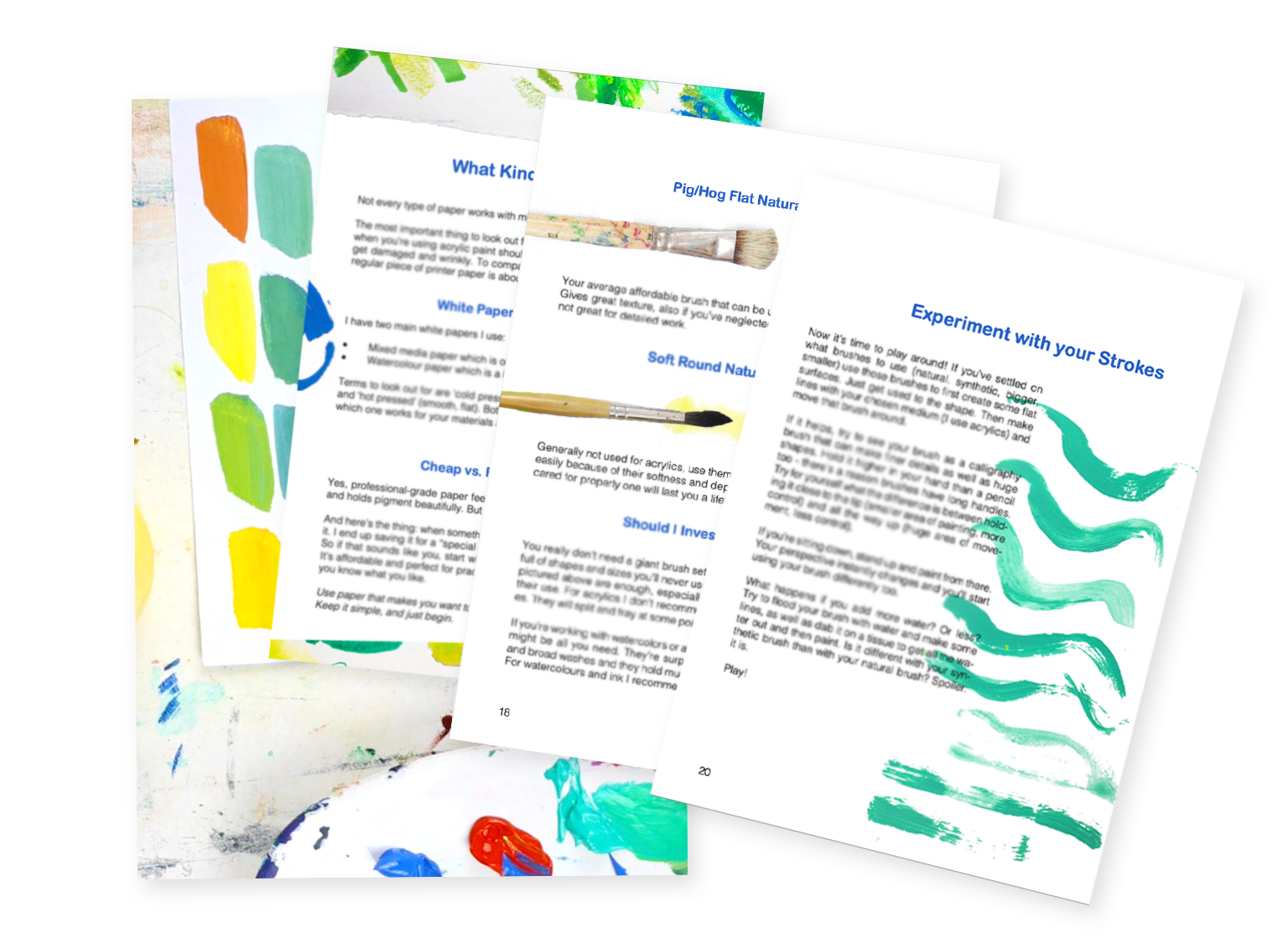 how to start painting with mixed media