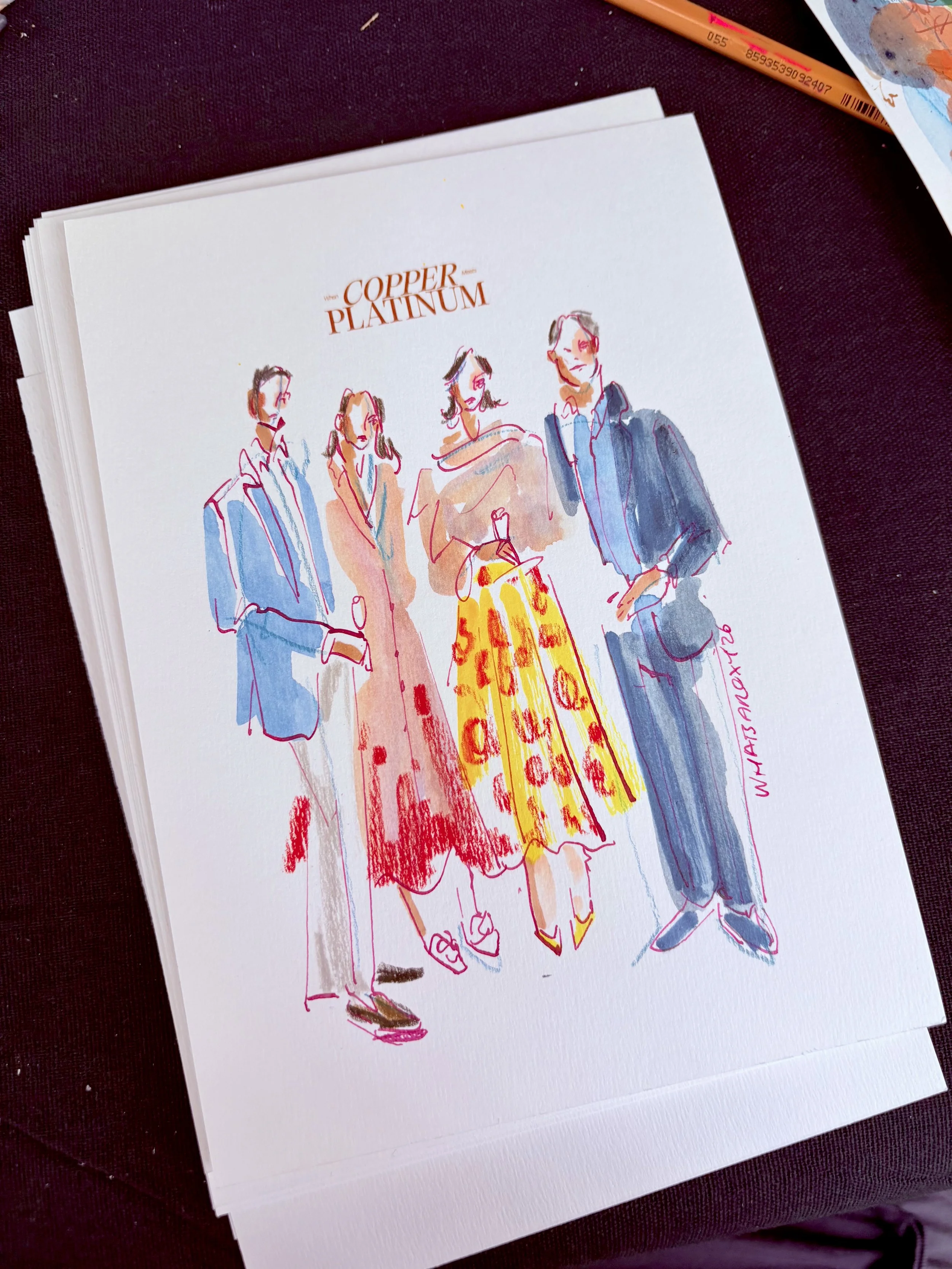 live illustrator weddings