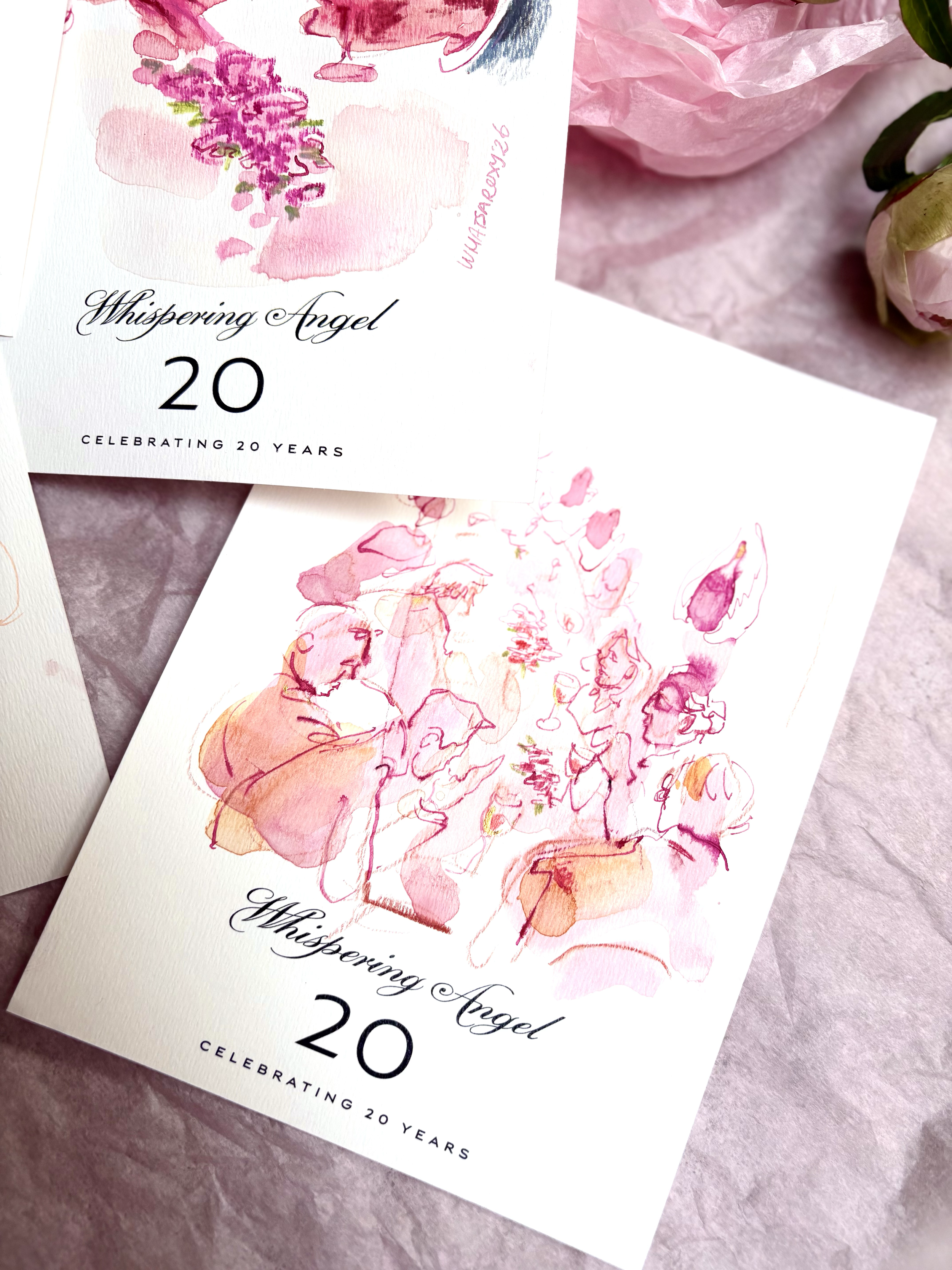 Live illustratie op evenementen | Whispering Angel