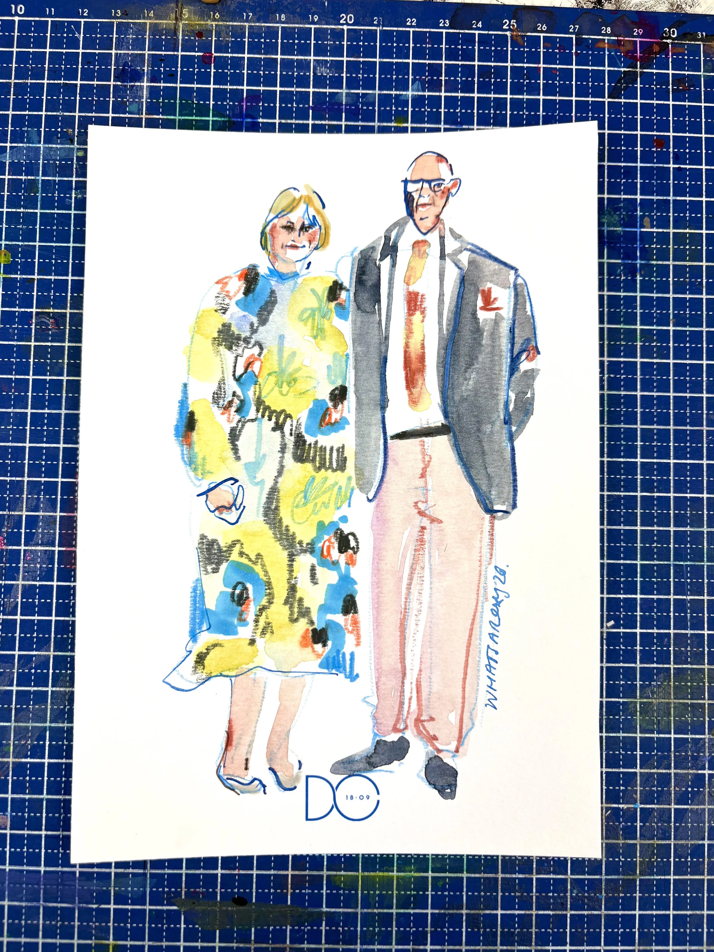 live illustrator weddings