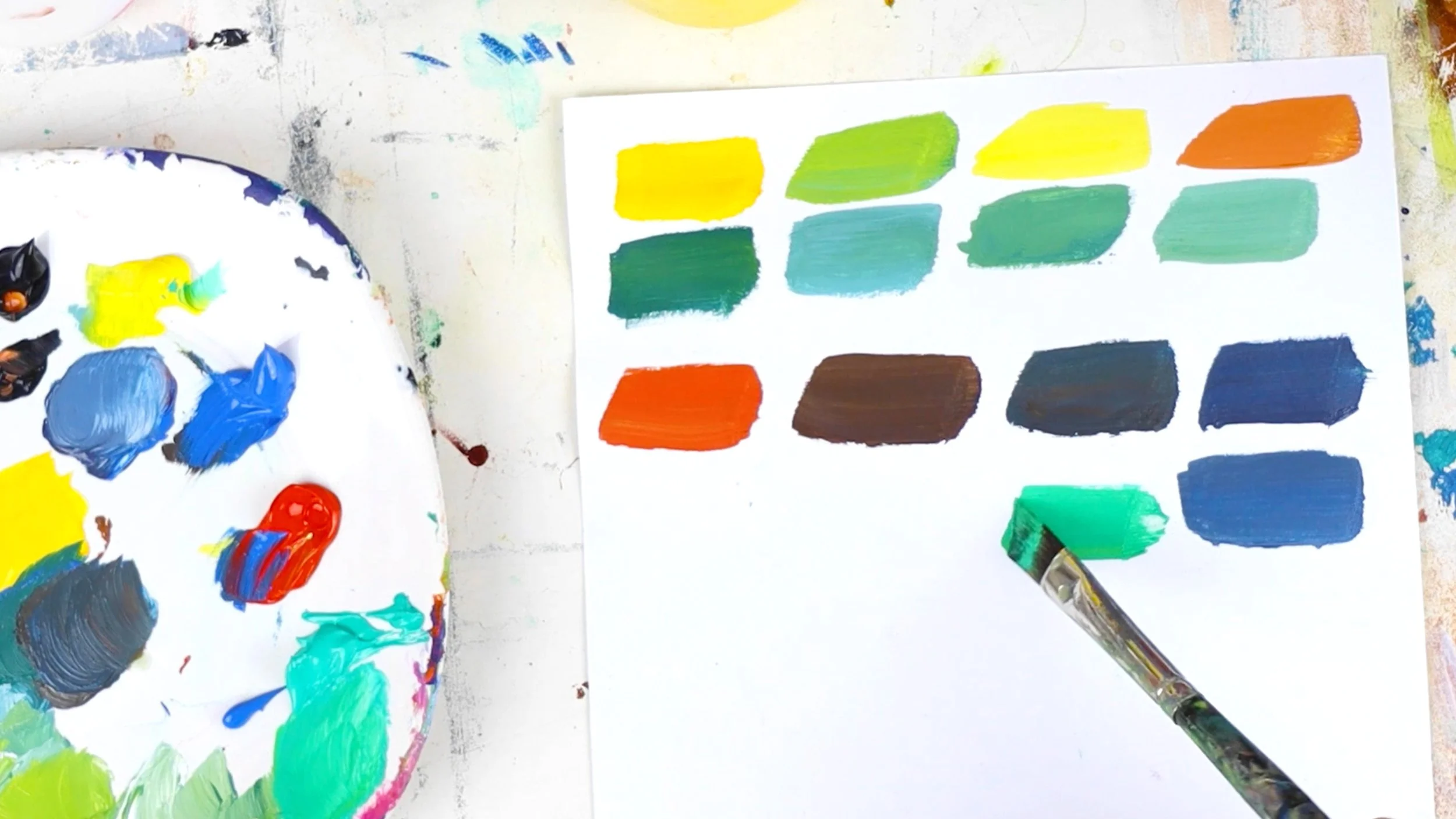 Acrylic portrait painting course