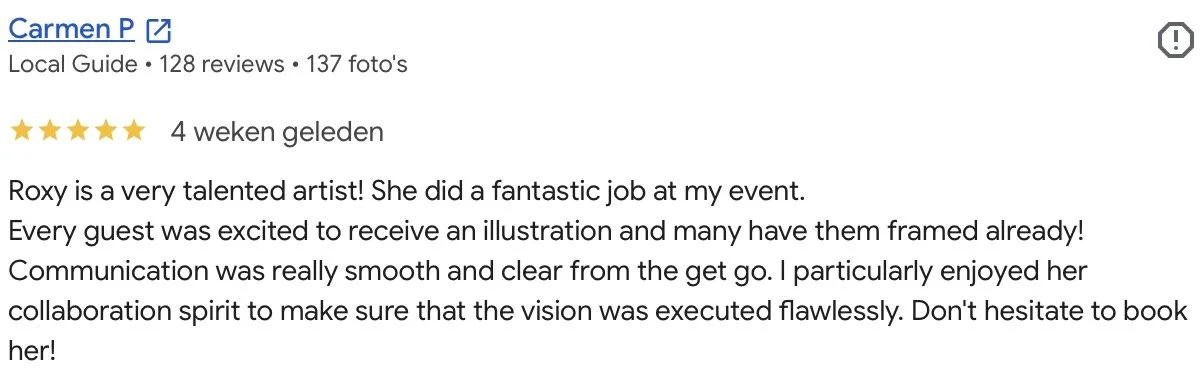 review live illustration