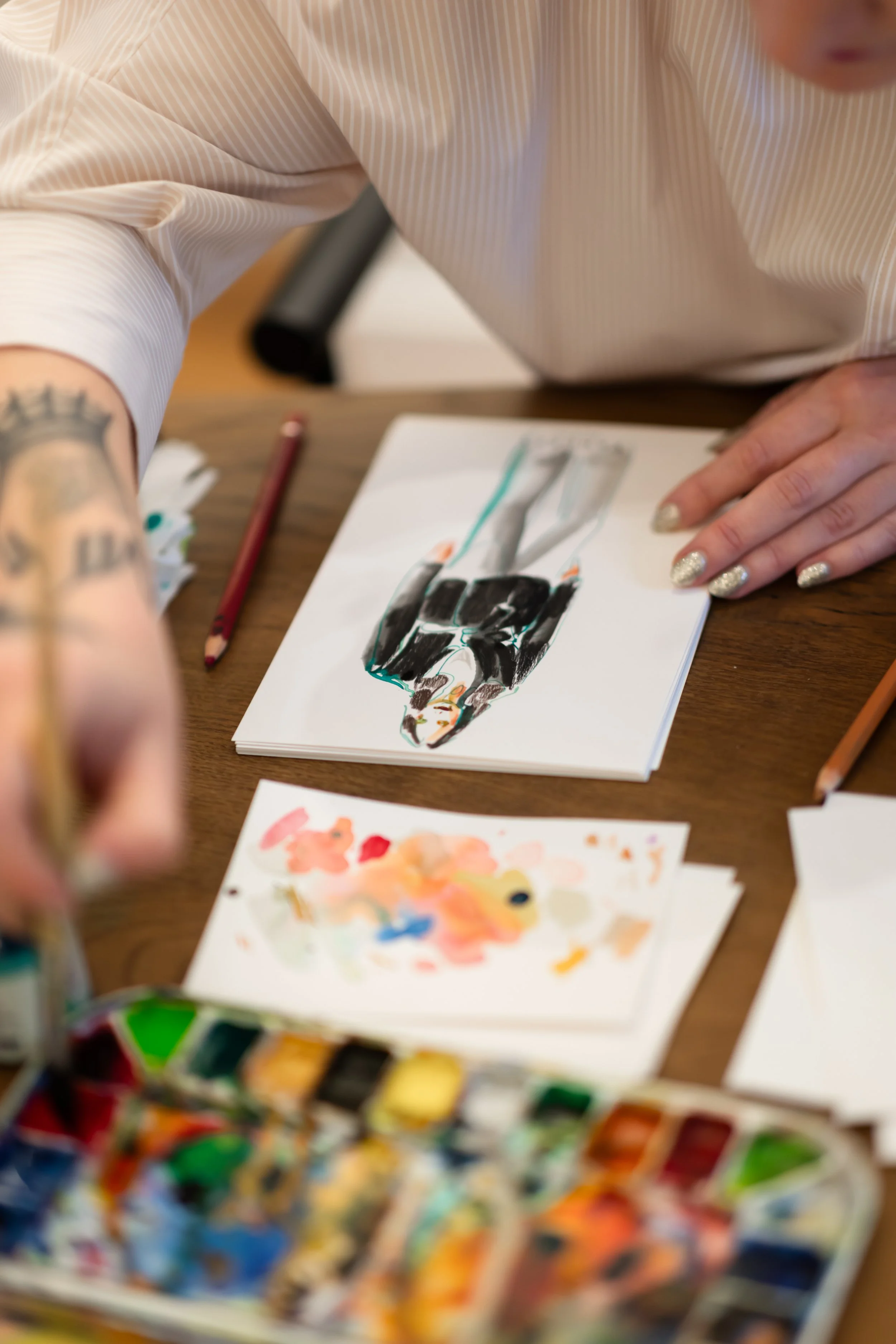 live illustration for xandres belgium