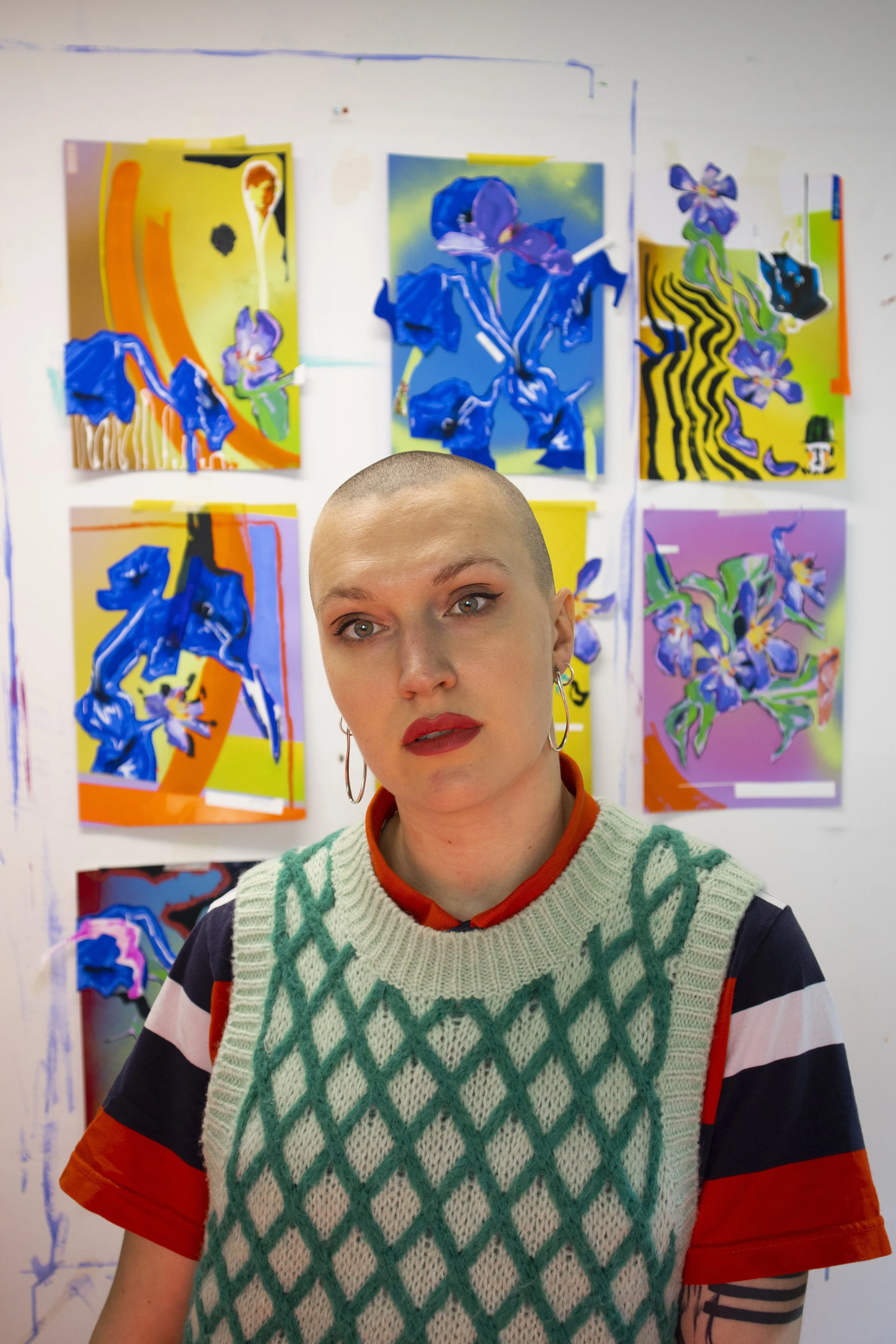 floral collage roxy van bemmel