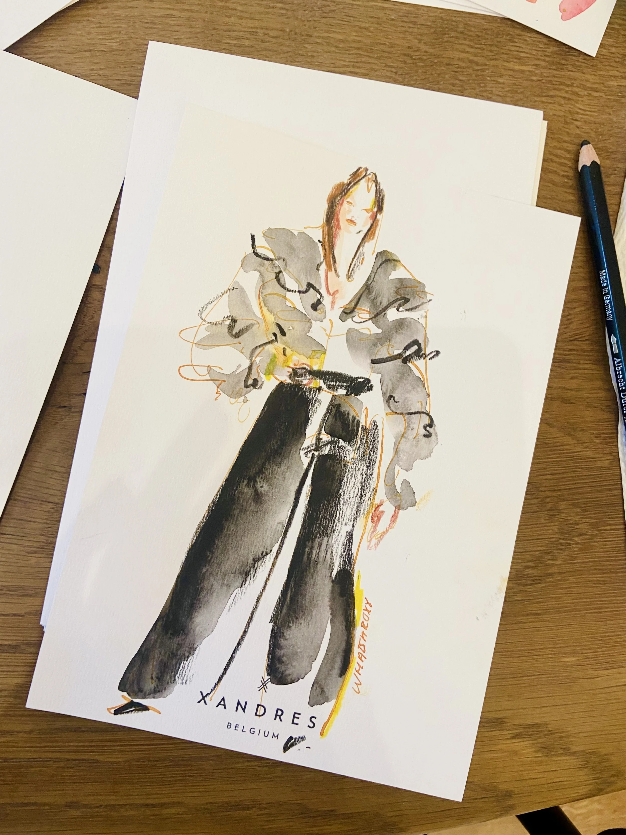 live illustration for xandres belgium
