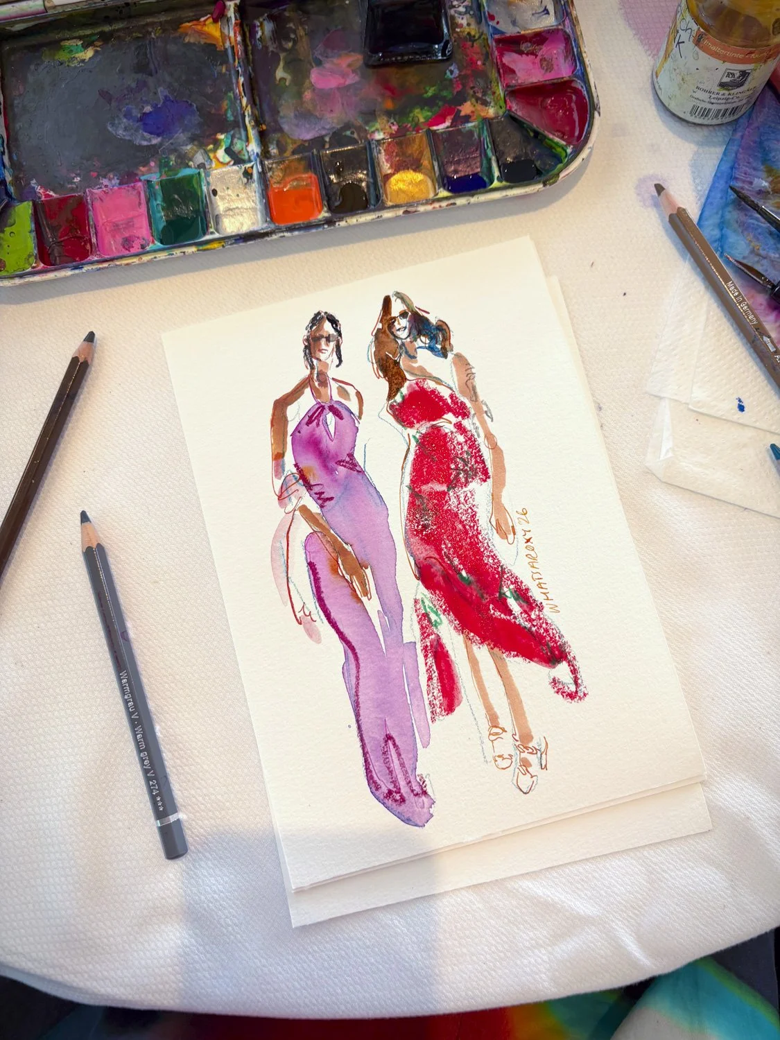 Live painting at weddings