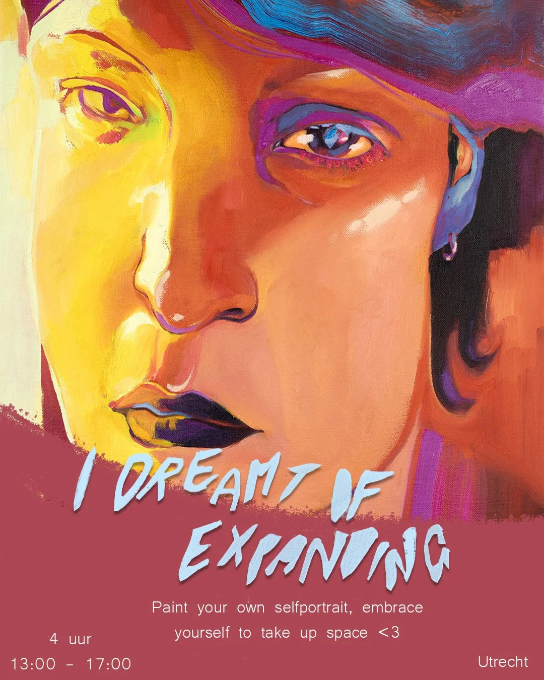 Self portrait painting workshop