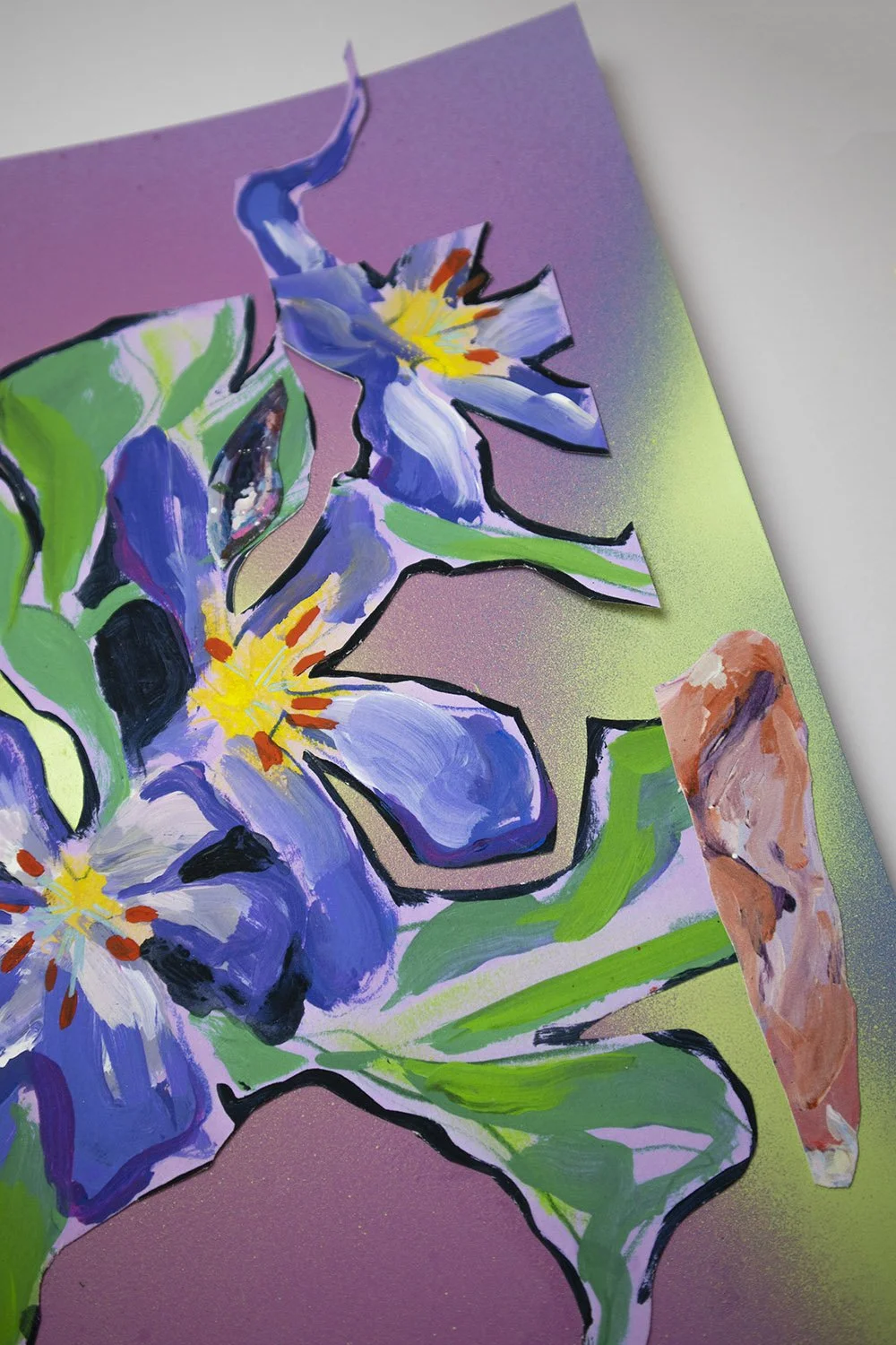 floral collage roxy van bemmel