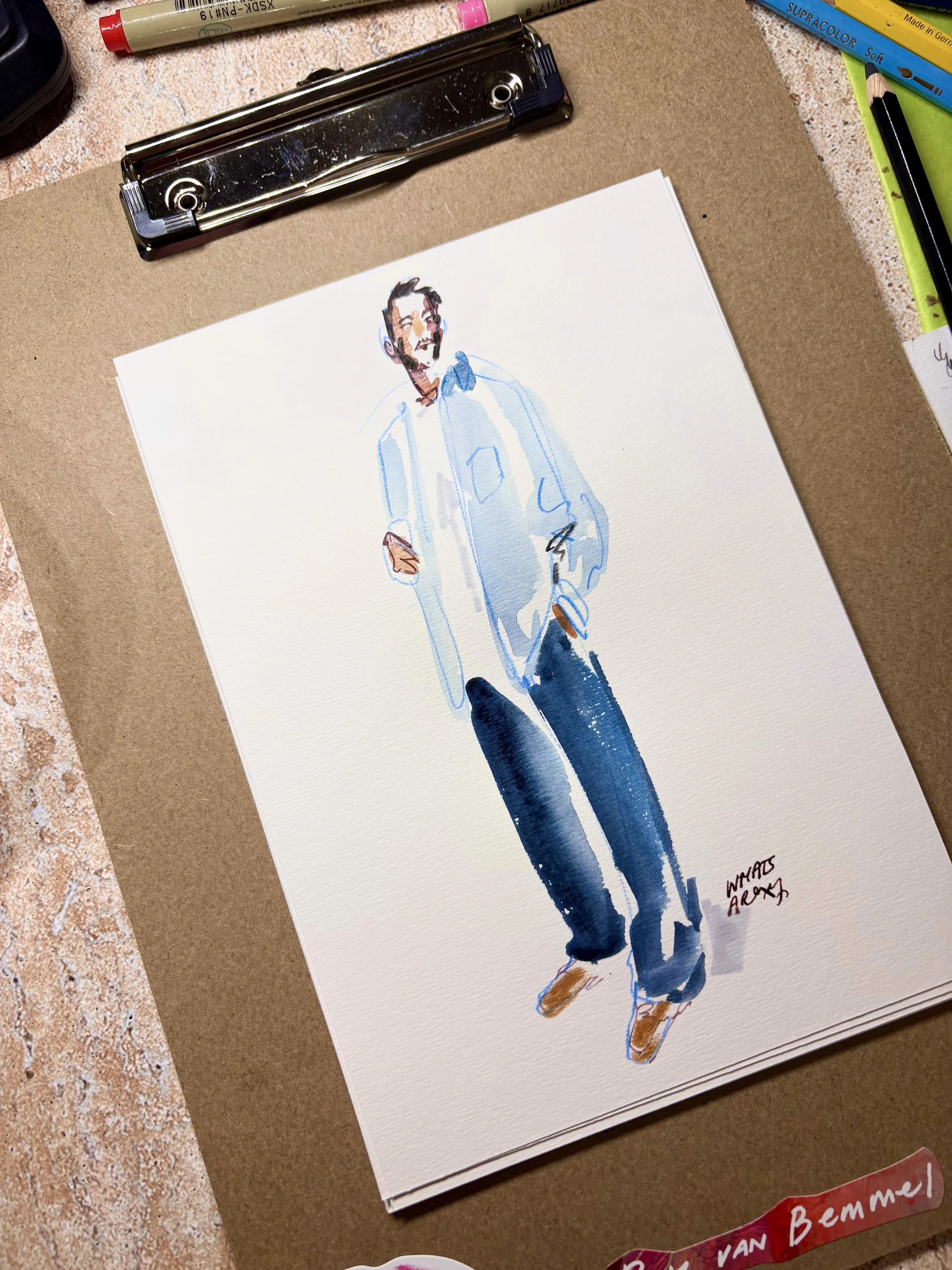 live illustrator weddings