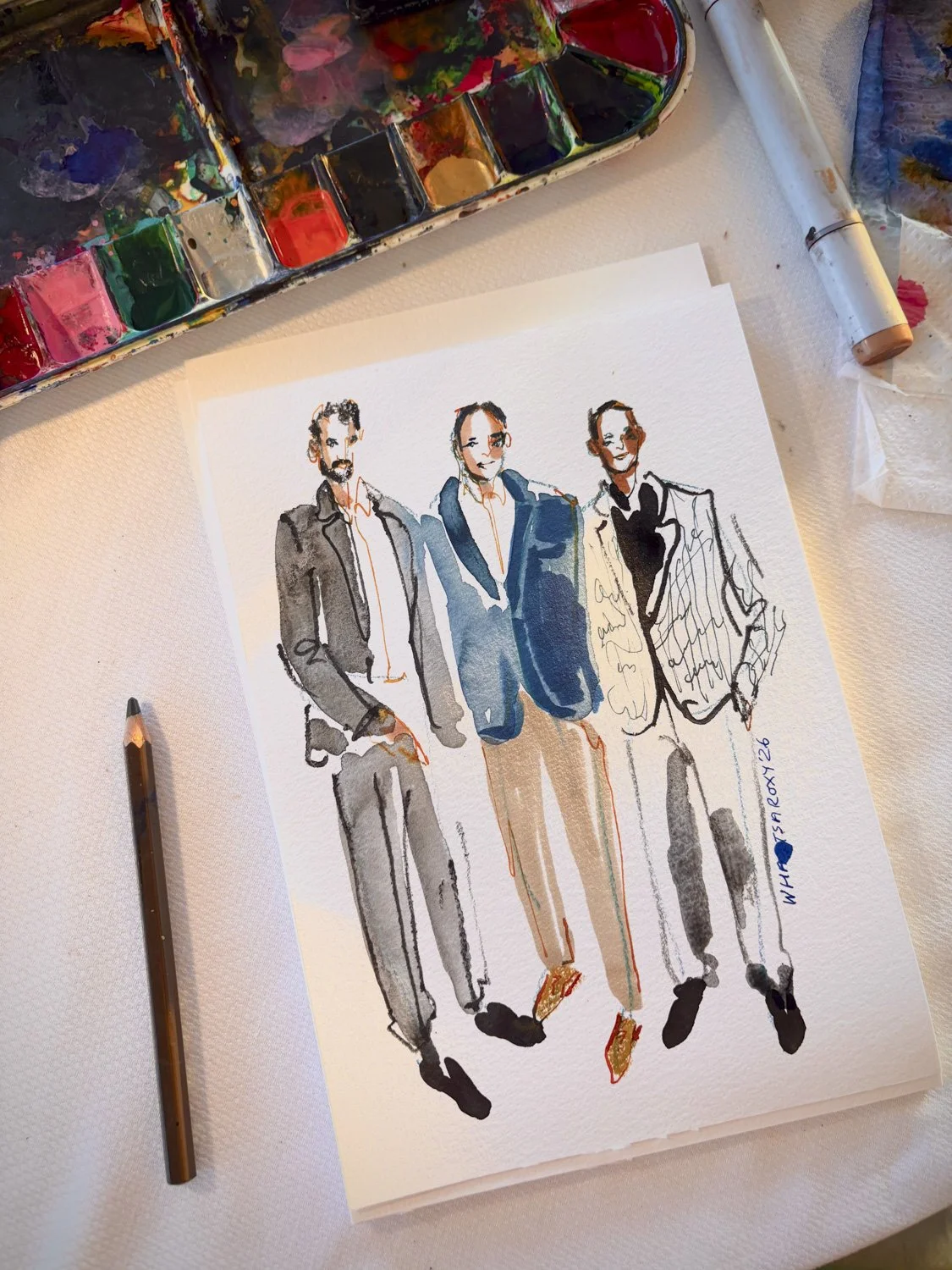 Live painting at weddings