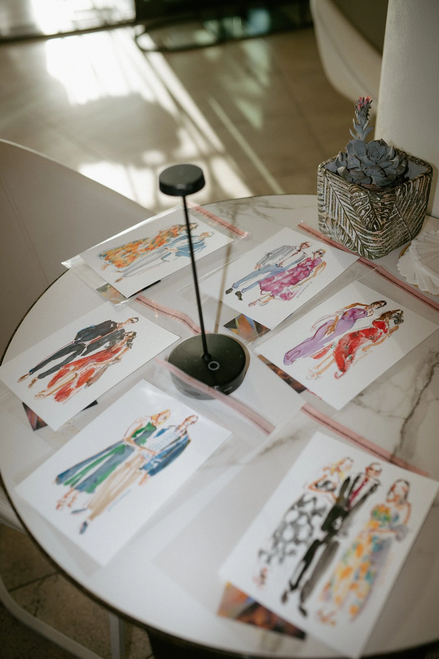 live illustrator weddings