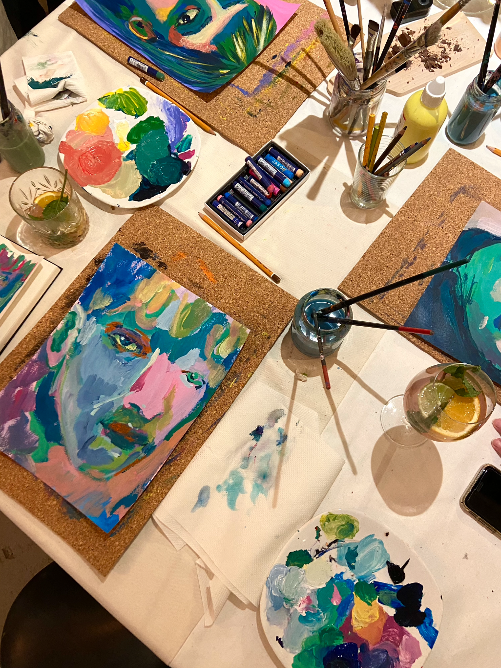 Portrait painting workshop in Utrecht