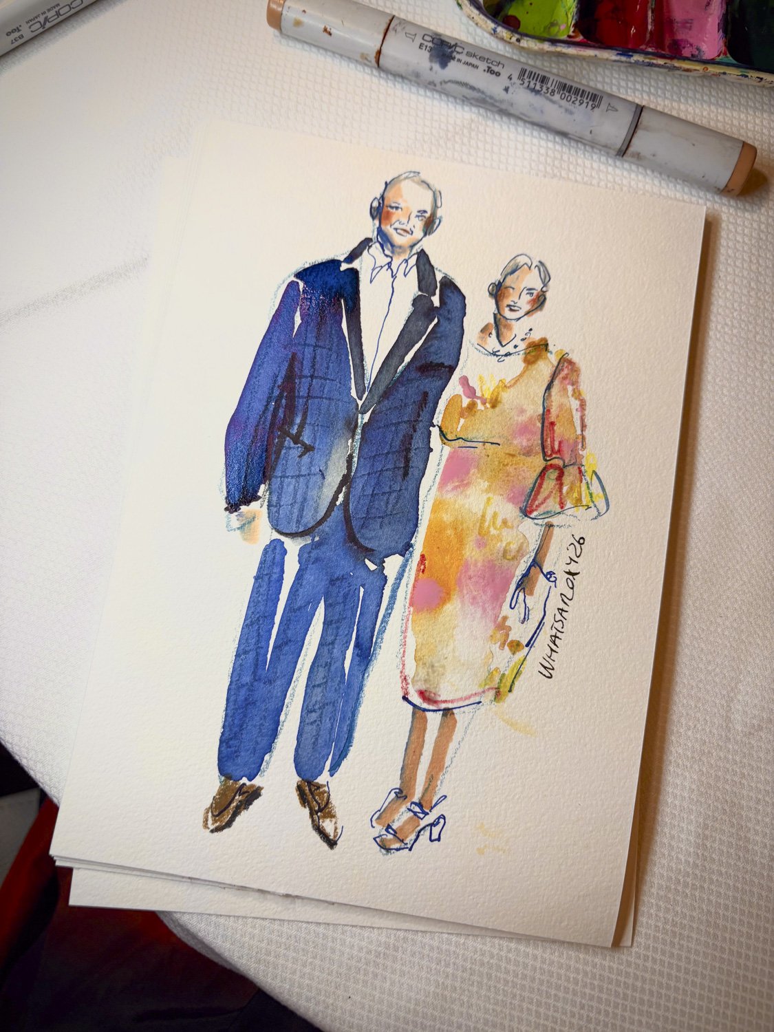 Live painting at weddings