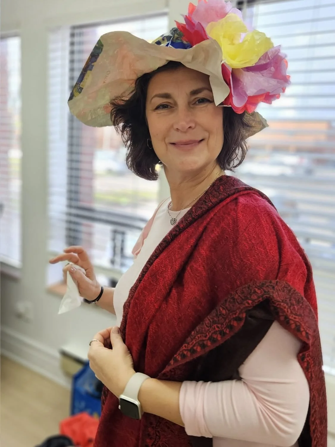 A Birthday celebration doesn&rsquo;t have to be traditional table-drink-candle-song story! It could be creative, fun, souls-to-soul experience.

I was part of this kind of celebration last Sunday. We made hats, danced, did some drawing and work with 