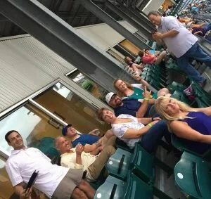 Celebrating with The Chattanooga Lookouts