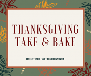 Thanksgiving Take and Bake