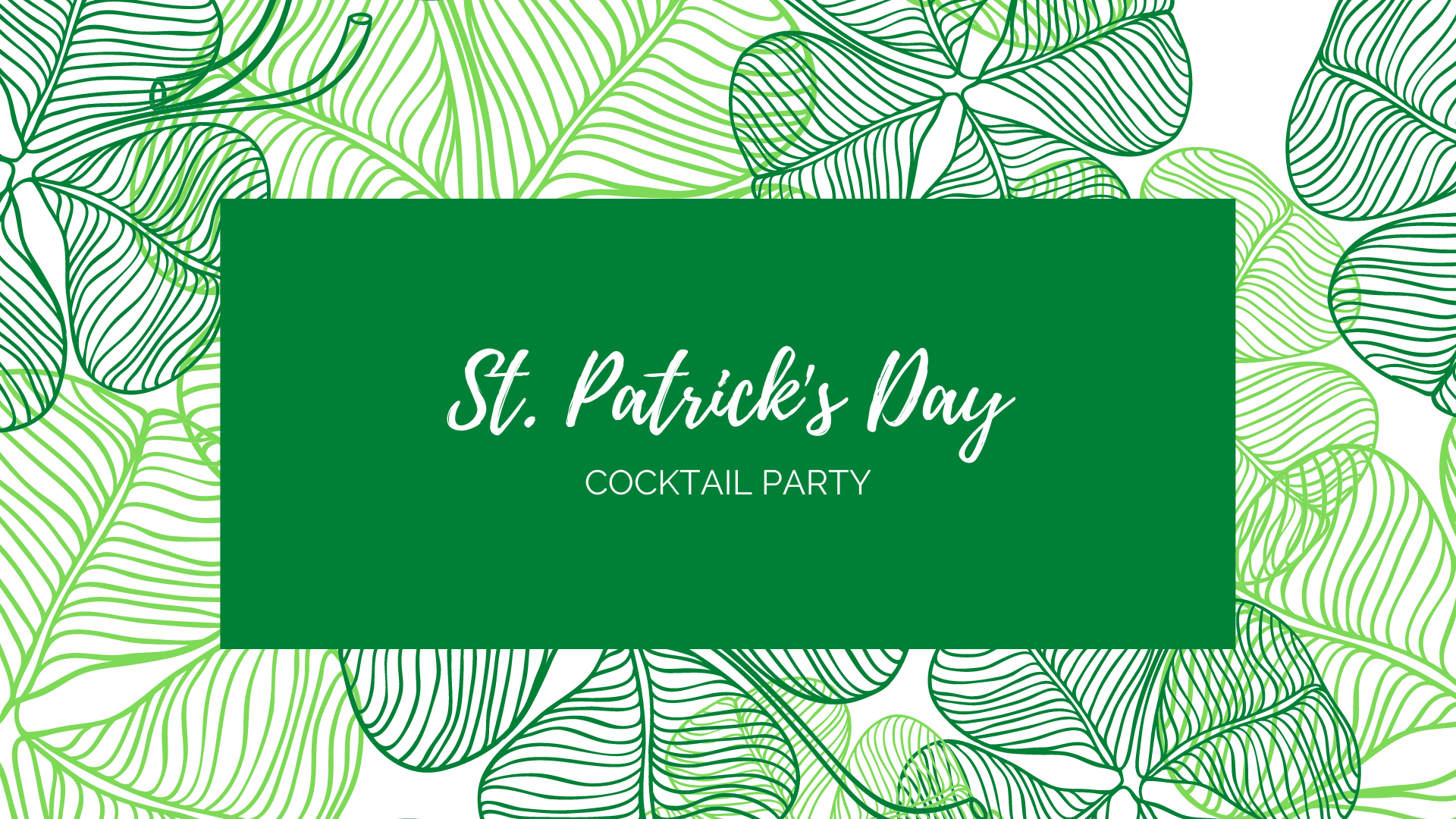St. Patrick's Day Cocktail Party