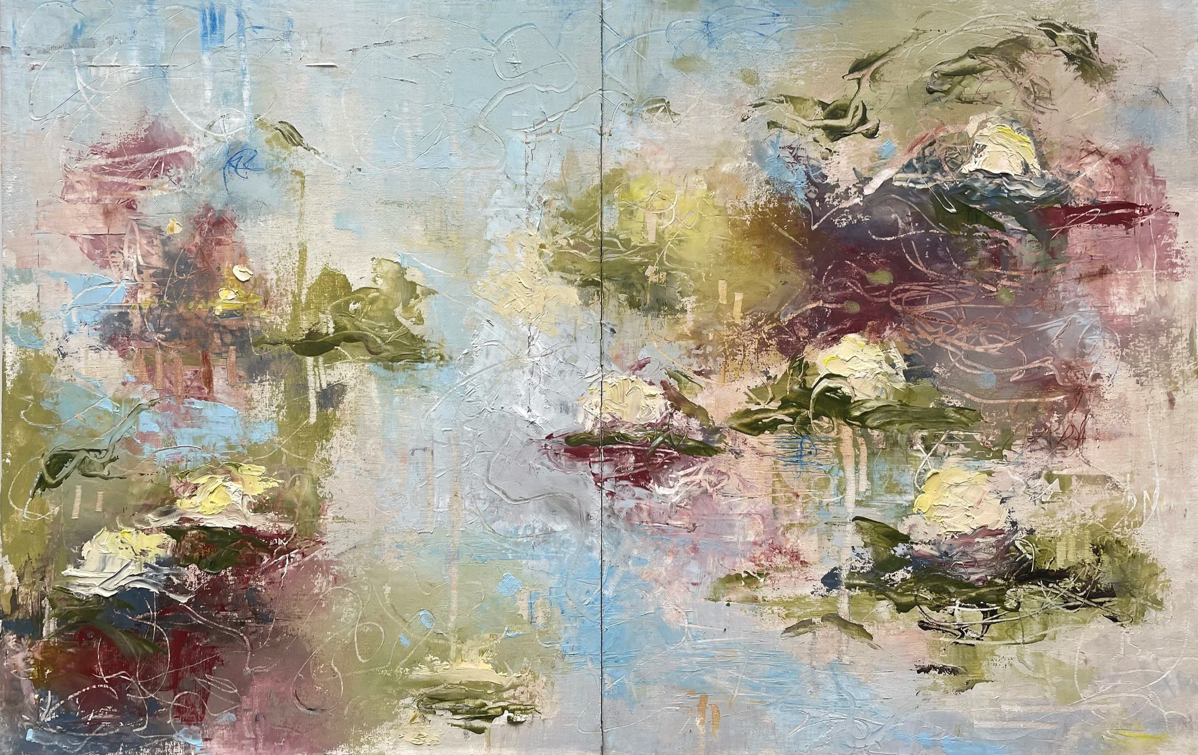 “Untitled 2” |  Oil on canvas by Carrie Dennis