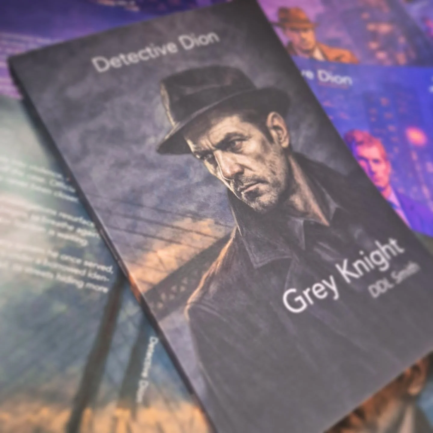 A new print test came through for Detective Dion: Grey Knight! The third book of the series; available for preorder now on Amazon. Arriving May 20th