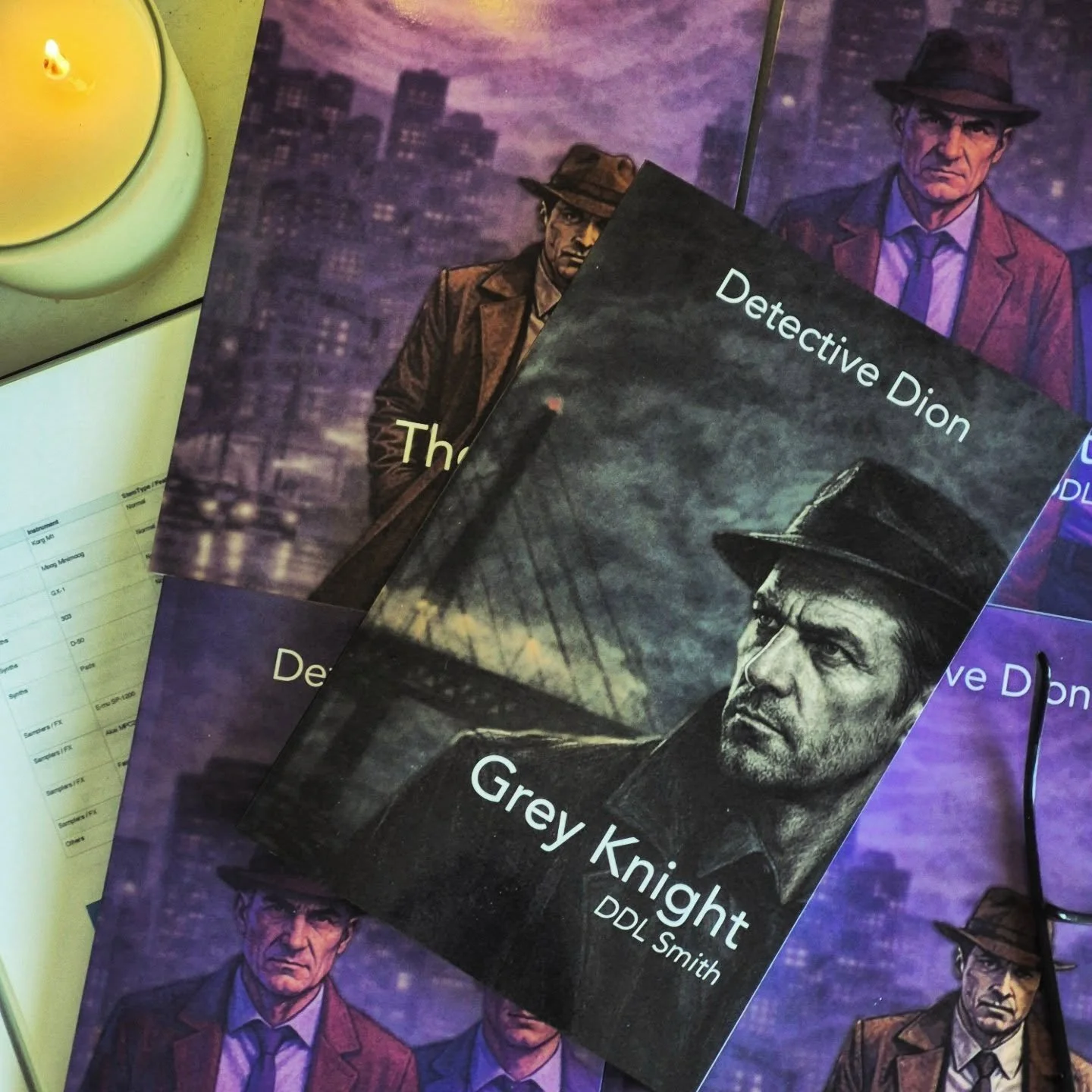 Detective Dion: Grey Knight is now available on Amazon, Barnes&amp;Noble and more! Continuing from the last (Tech Titans); Dion, now suspended from the force, chases down his father's killer across London, Berlin and Malm&ouml; for a thrilling end to