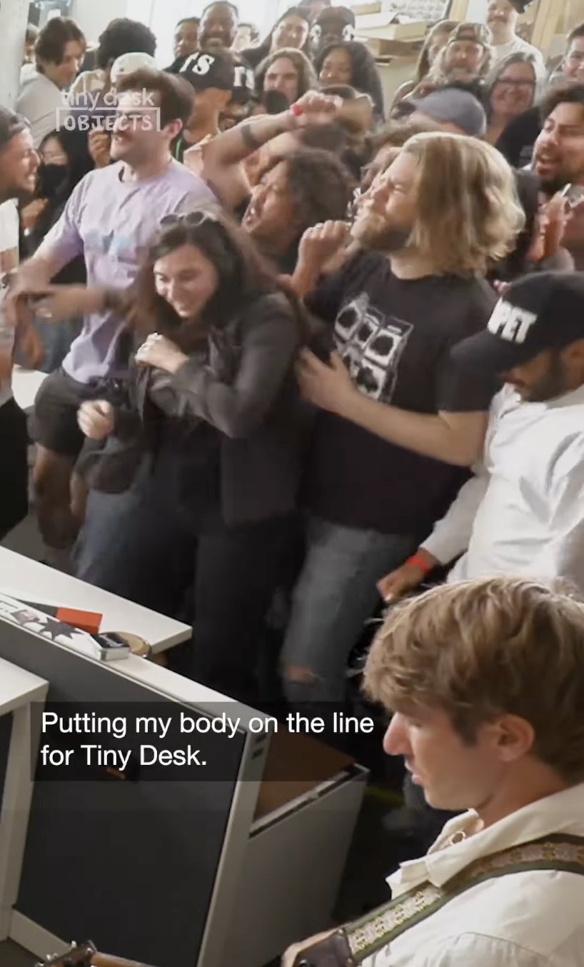 You've seen the stage dive. See what Turnstile left behind something soft at the Tiny Desk.⁠ • Role: videographer and editor
