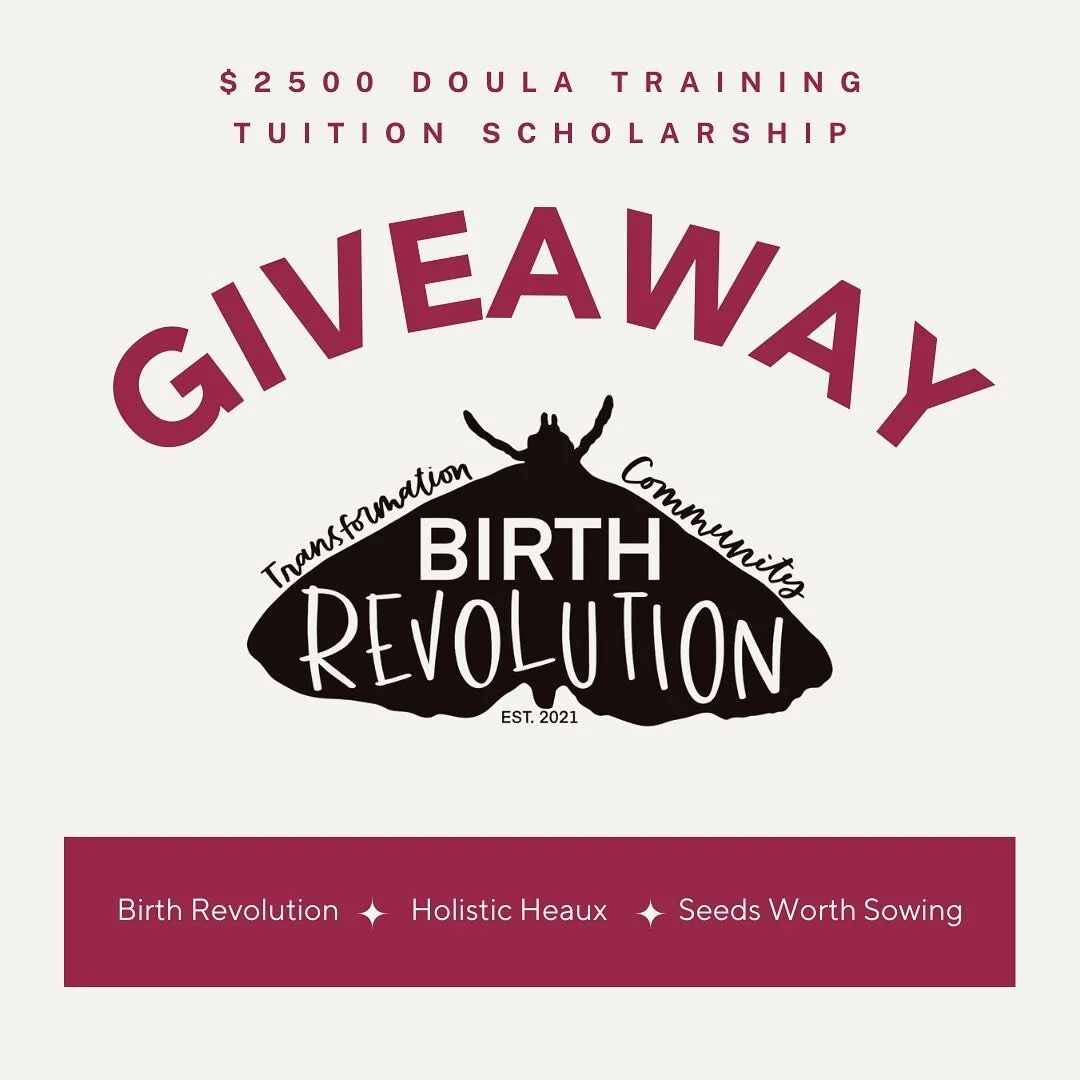 We're deeply passionate about connecting our efforts with other powerful stakeholders in the community, which is why we are so excided to announce this giveaway collaboration with @birthrevolution with the support of @holisticheaux! 

"After rec