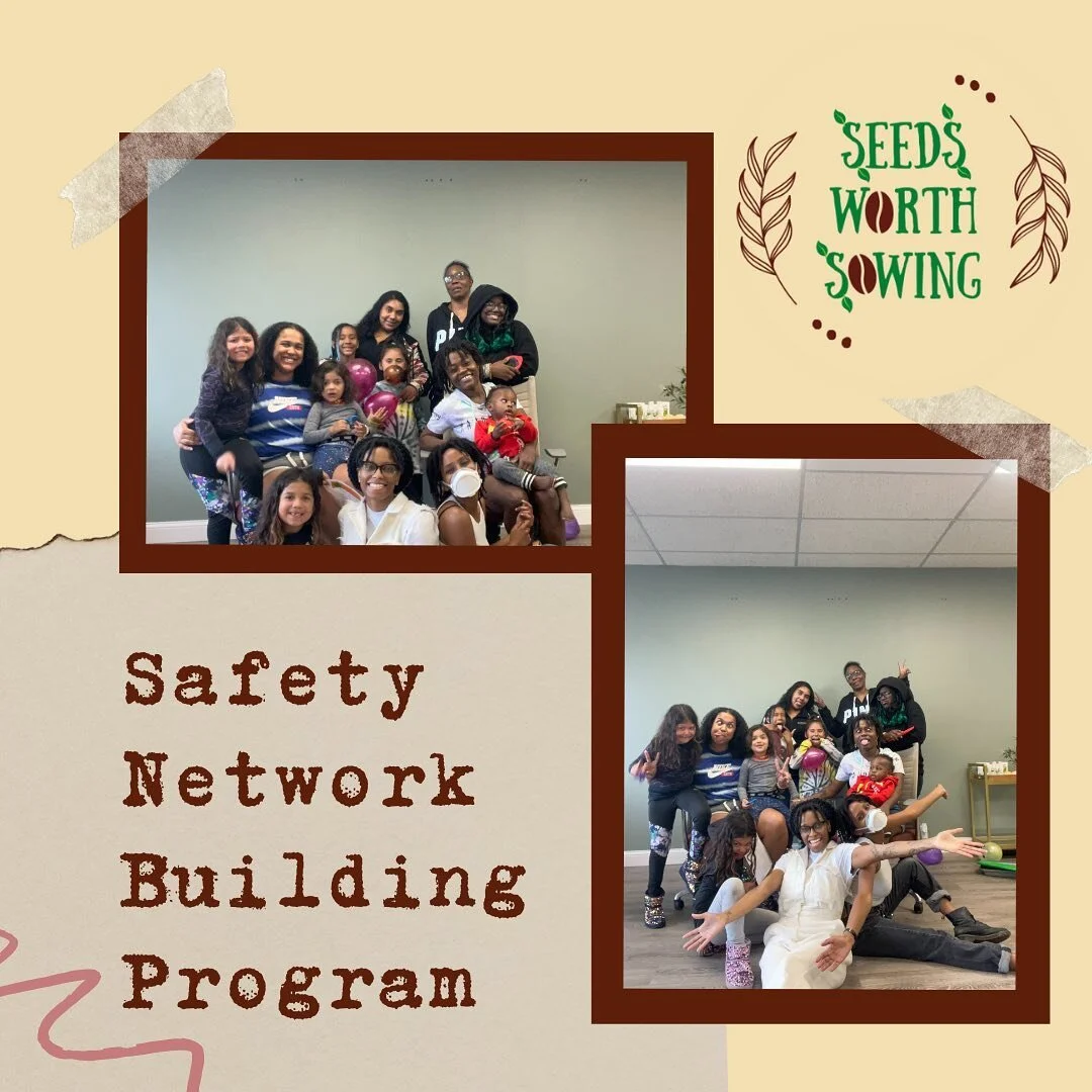 After our last info packed gathering, we decided to dedicate our most recent Safety Network Building gathering to connection! We played all kinds of games, checked in with each other's nervous systems, and laughed HARD! We are so honored to create th