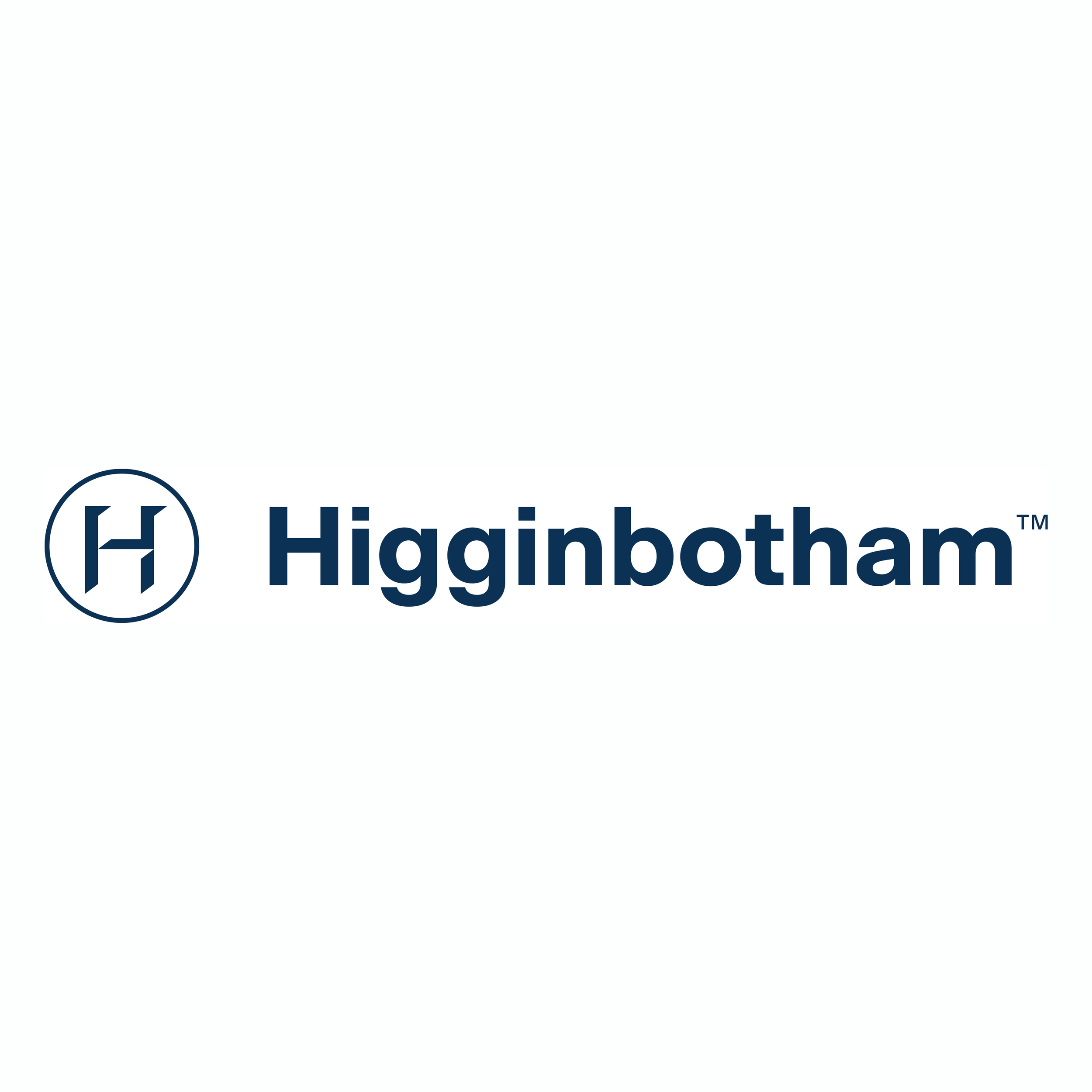 Higginbotham Logo (blue text on white background)