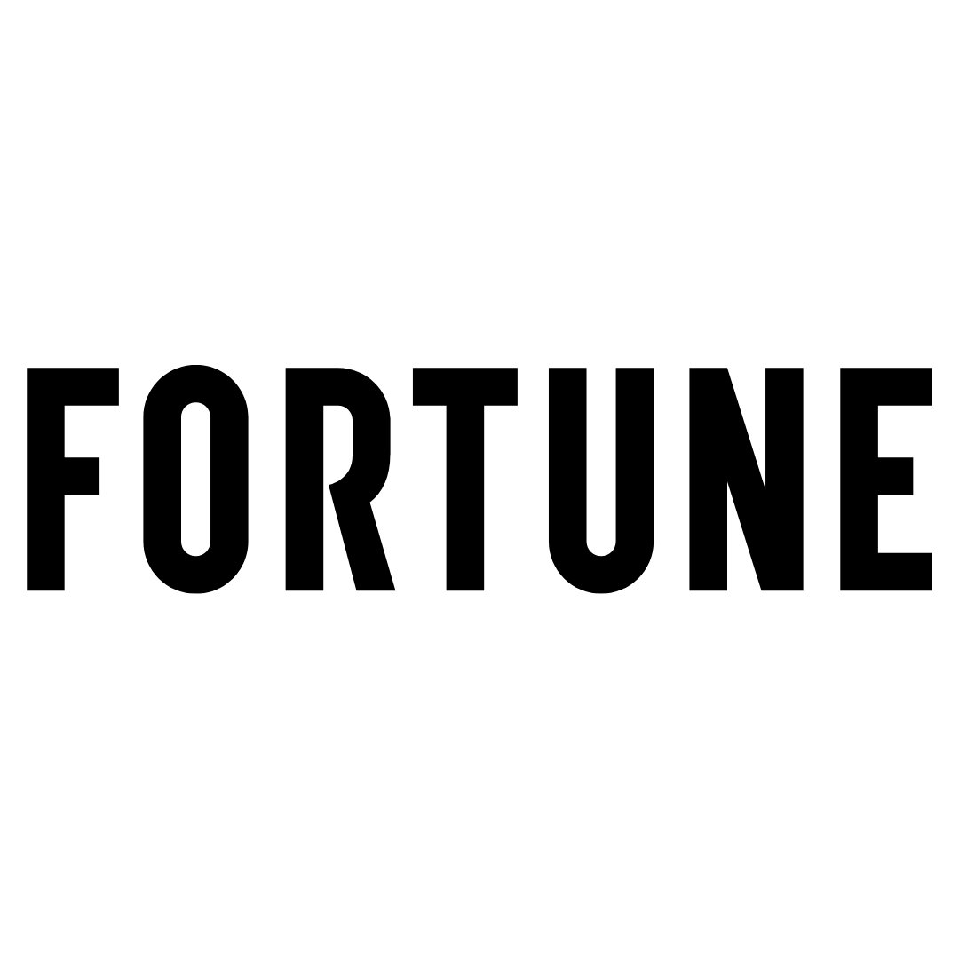 The word "FORTUNE" in bold black uppercase letters on a white background.