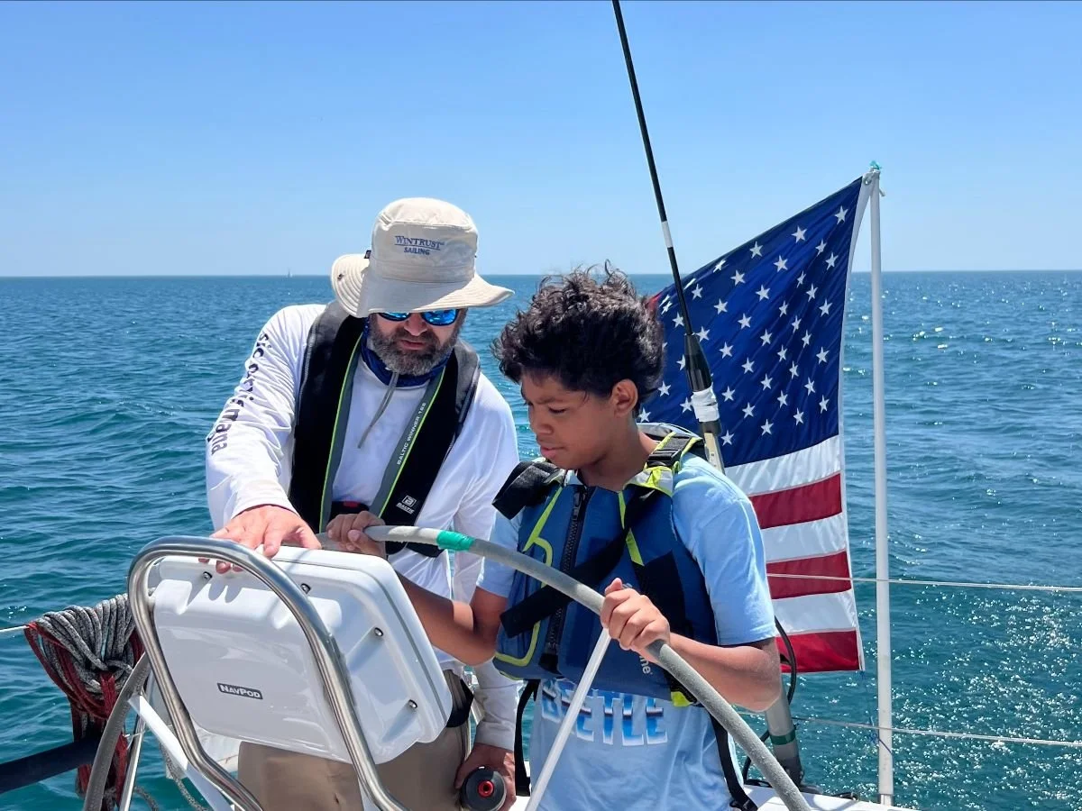 Ian Burns CYCF WIntrust Week with student