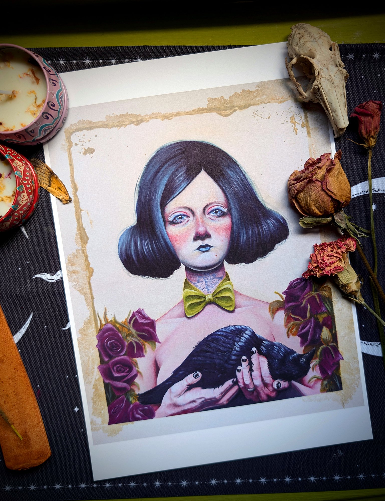 Leah Davis, artist, Thurso, Caithness, Pop Surreal art, Conceptual portraiture