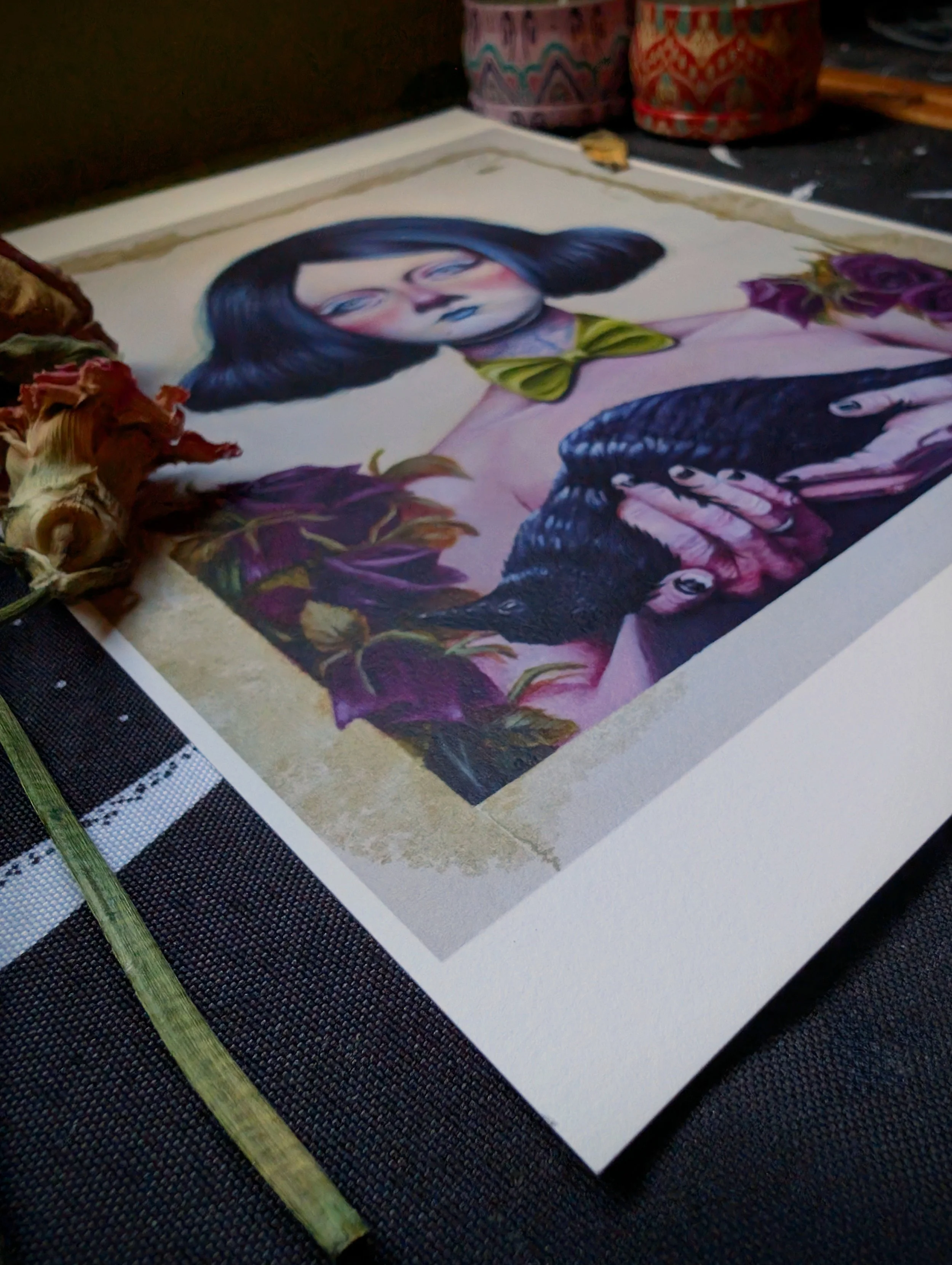 Leah Davis, artist, Thurso, Caithness, Pop Surreal art, Conceptual portraiture