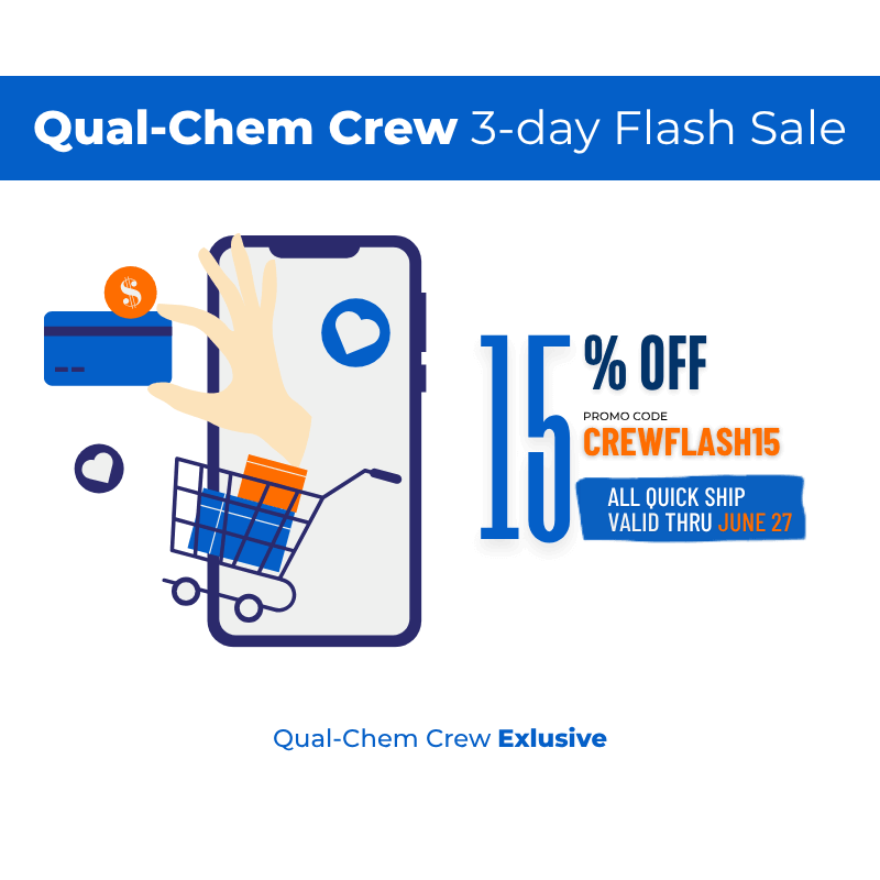 QUAL-CHEM  CREW 3-DAY FLASH SALE
