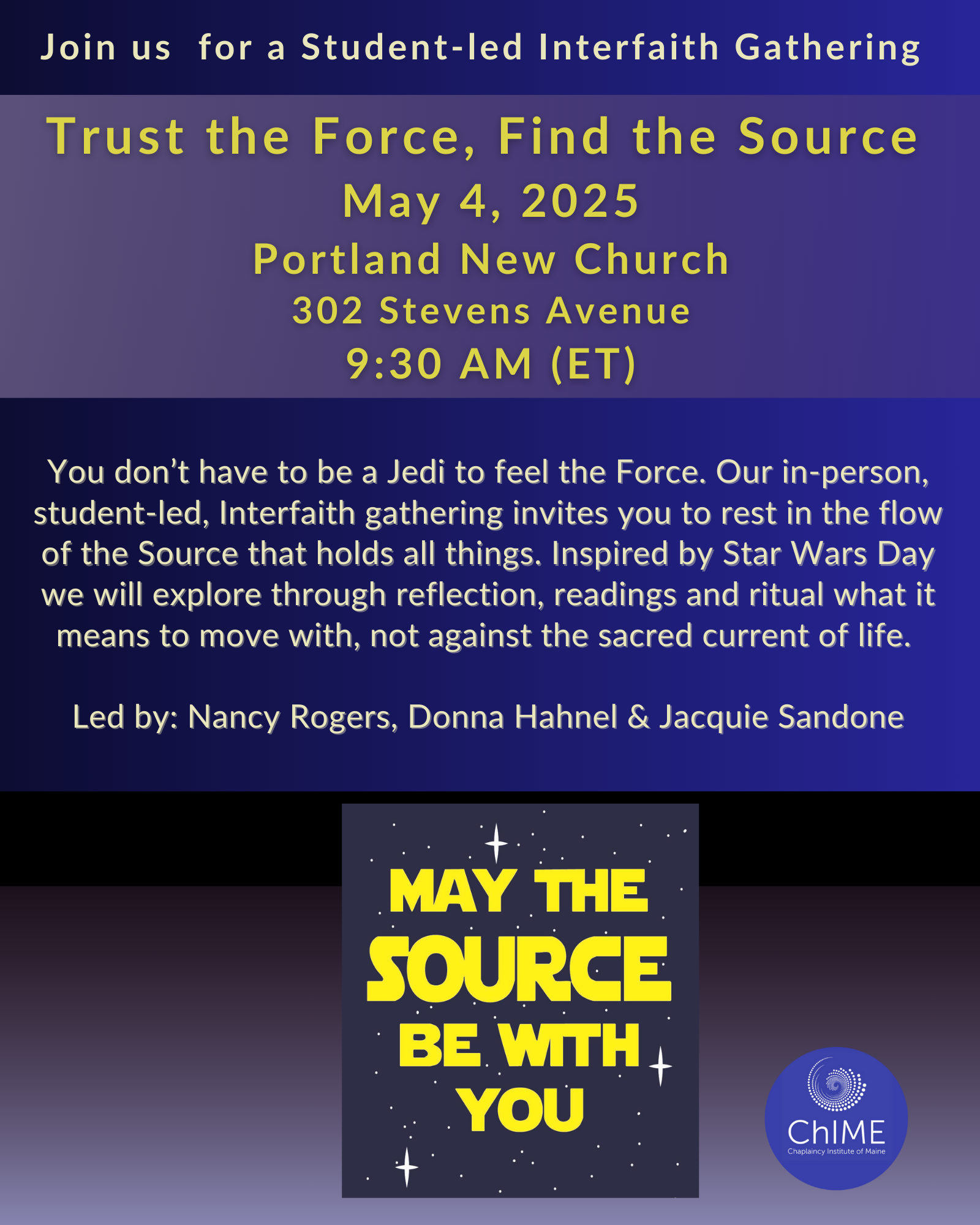 Trust the Force, Find the Source