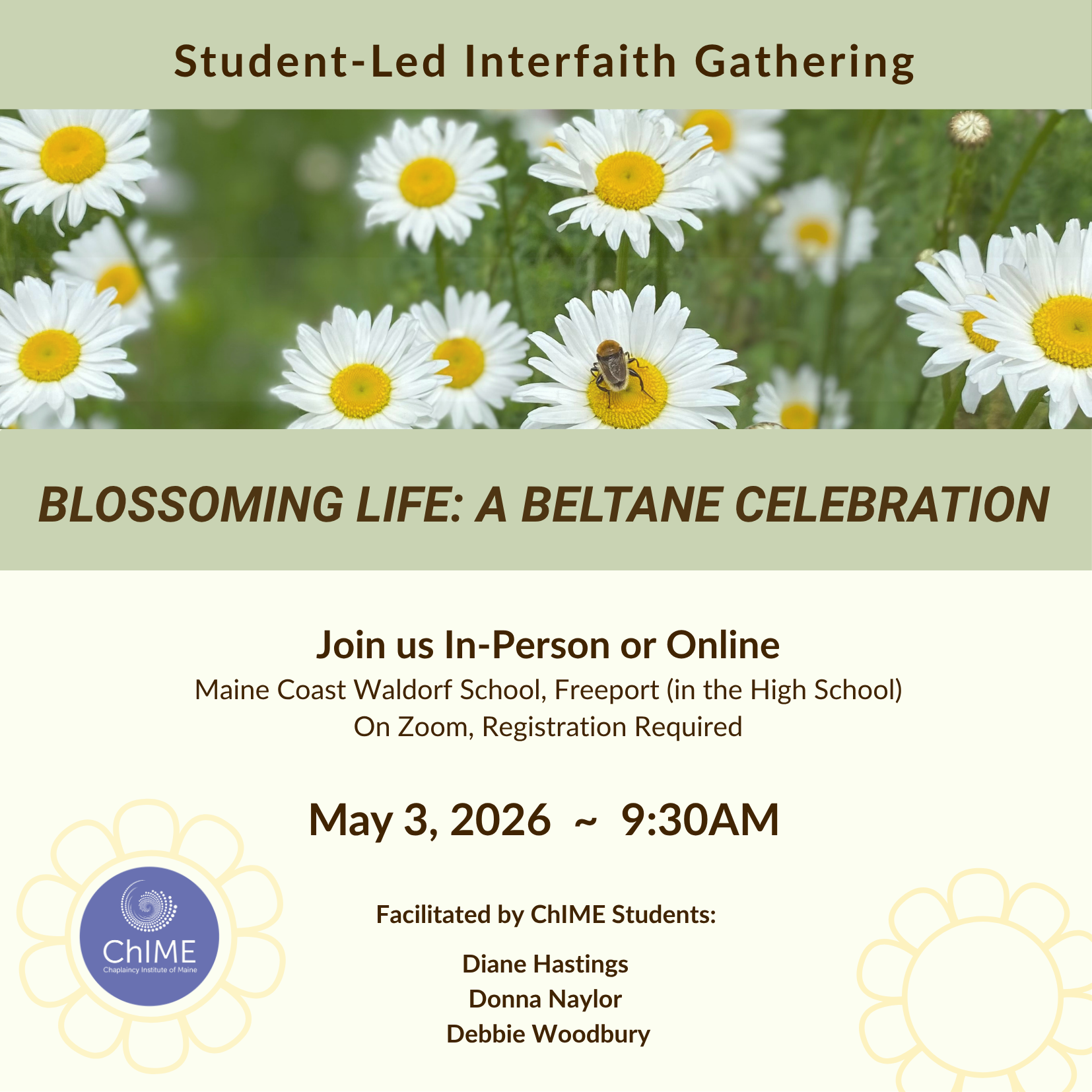 Student-Led Interfaith Gathering