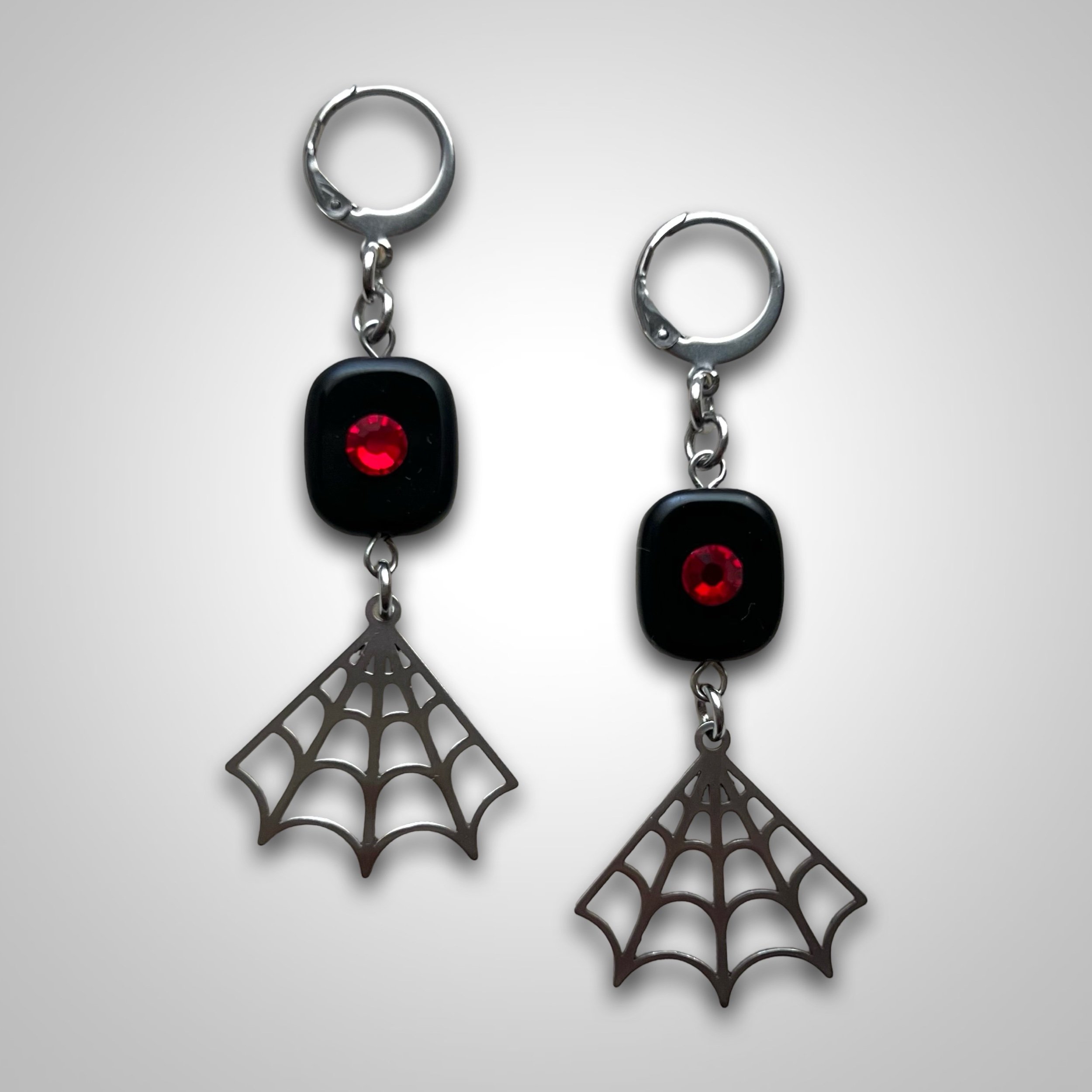 black widow earrings
