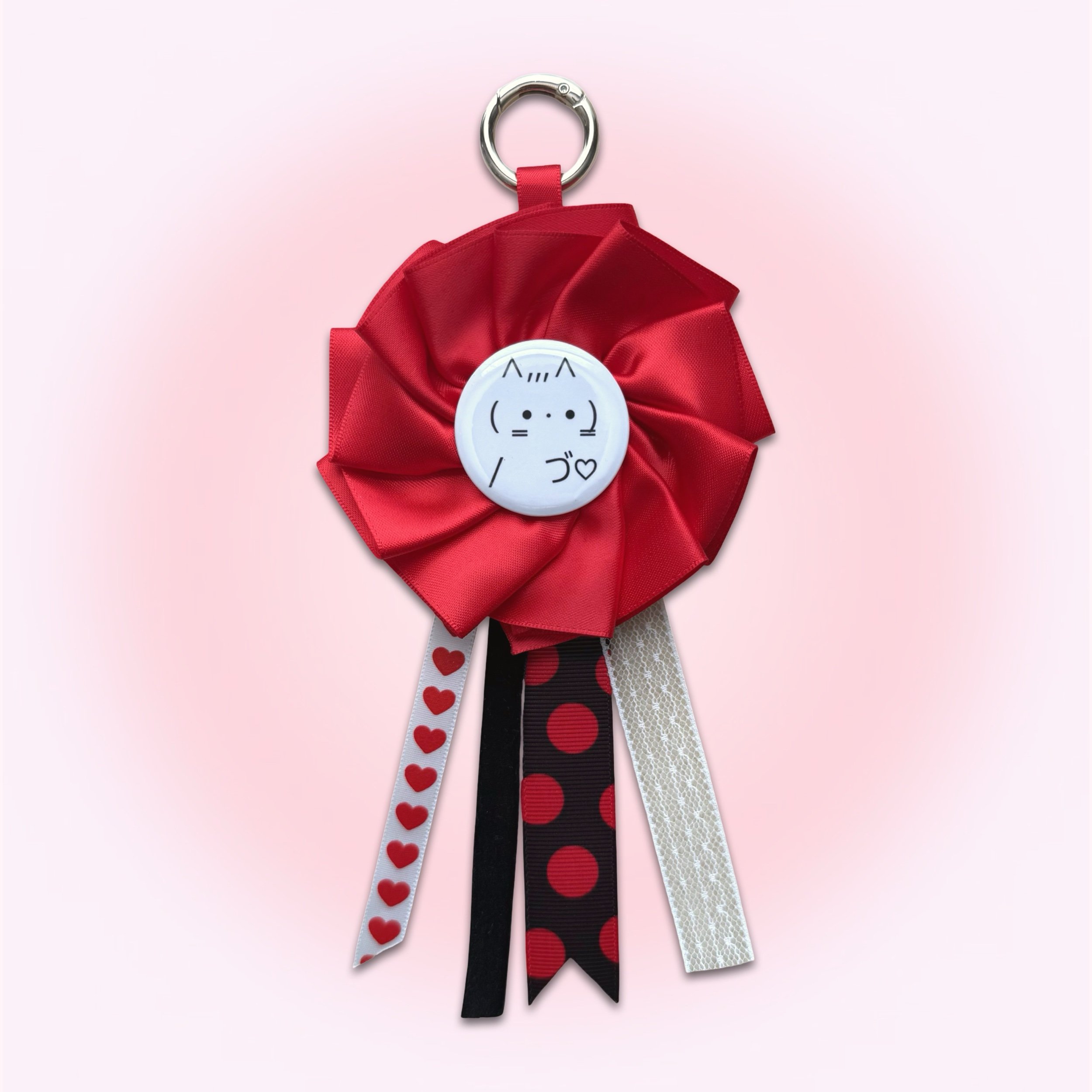 mini ascii rosette (red)