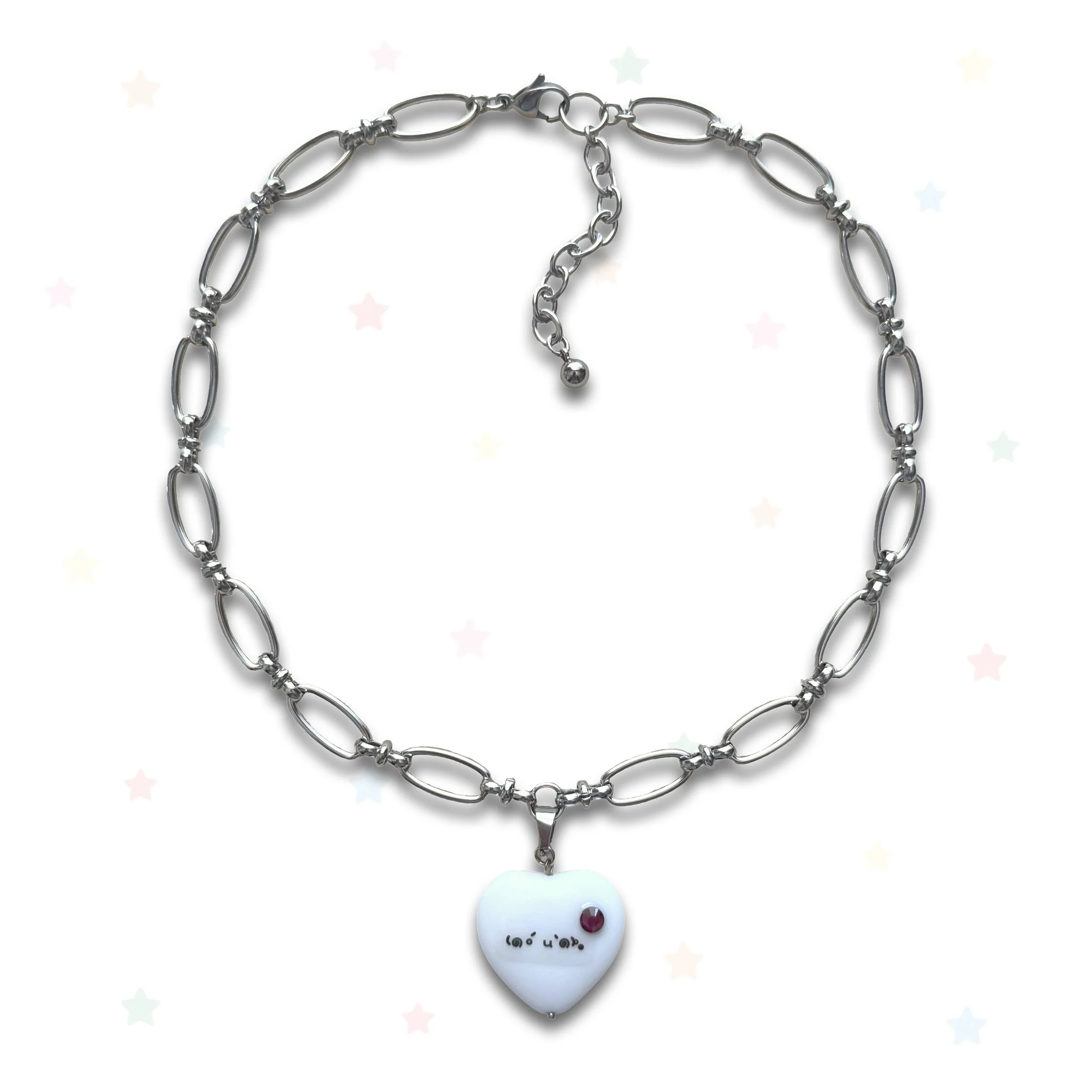 kaomoji chain (purple)