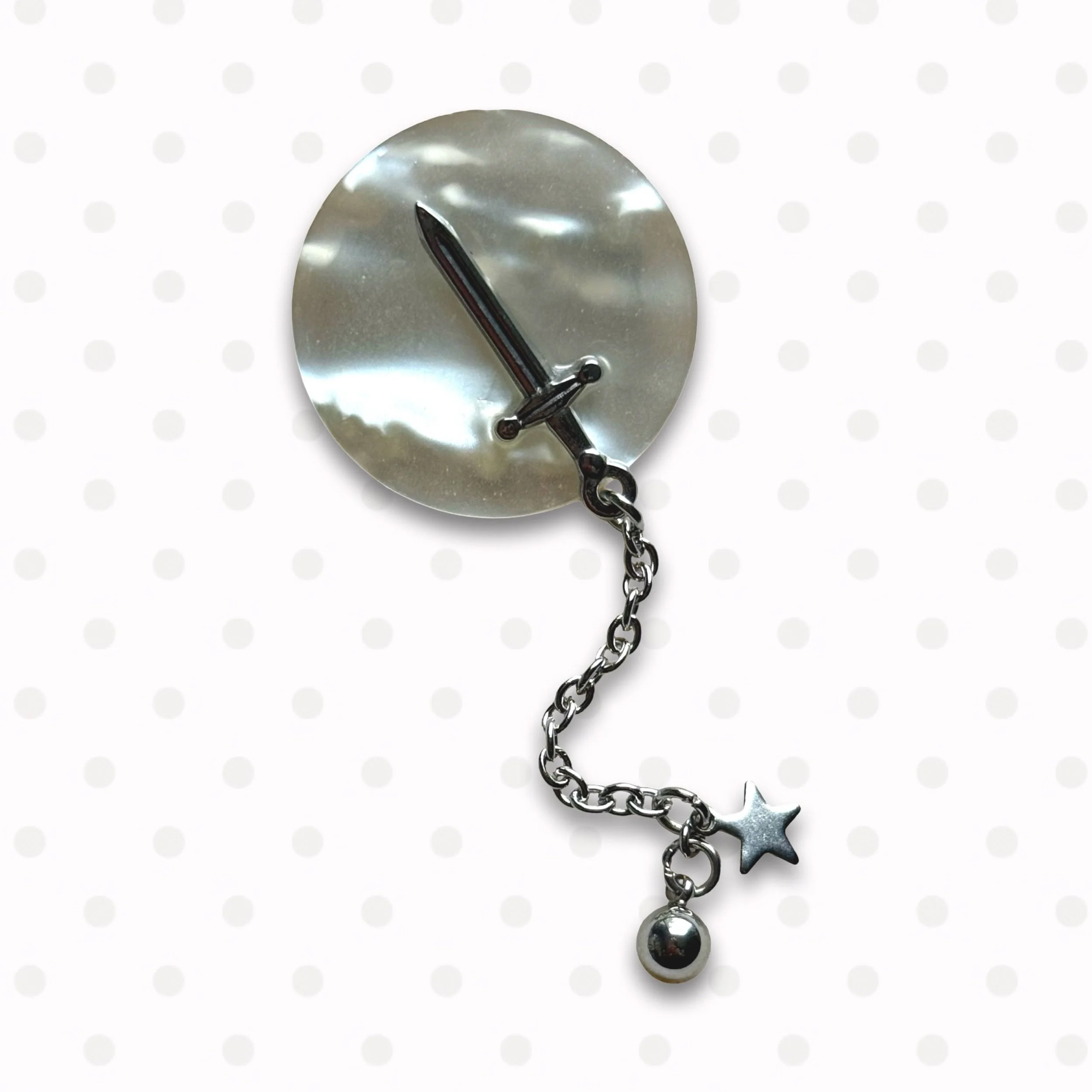 knight brooch pin