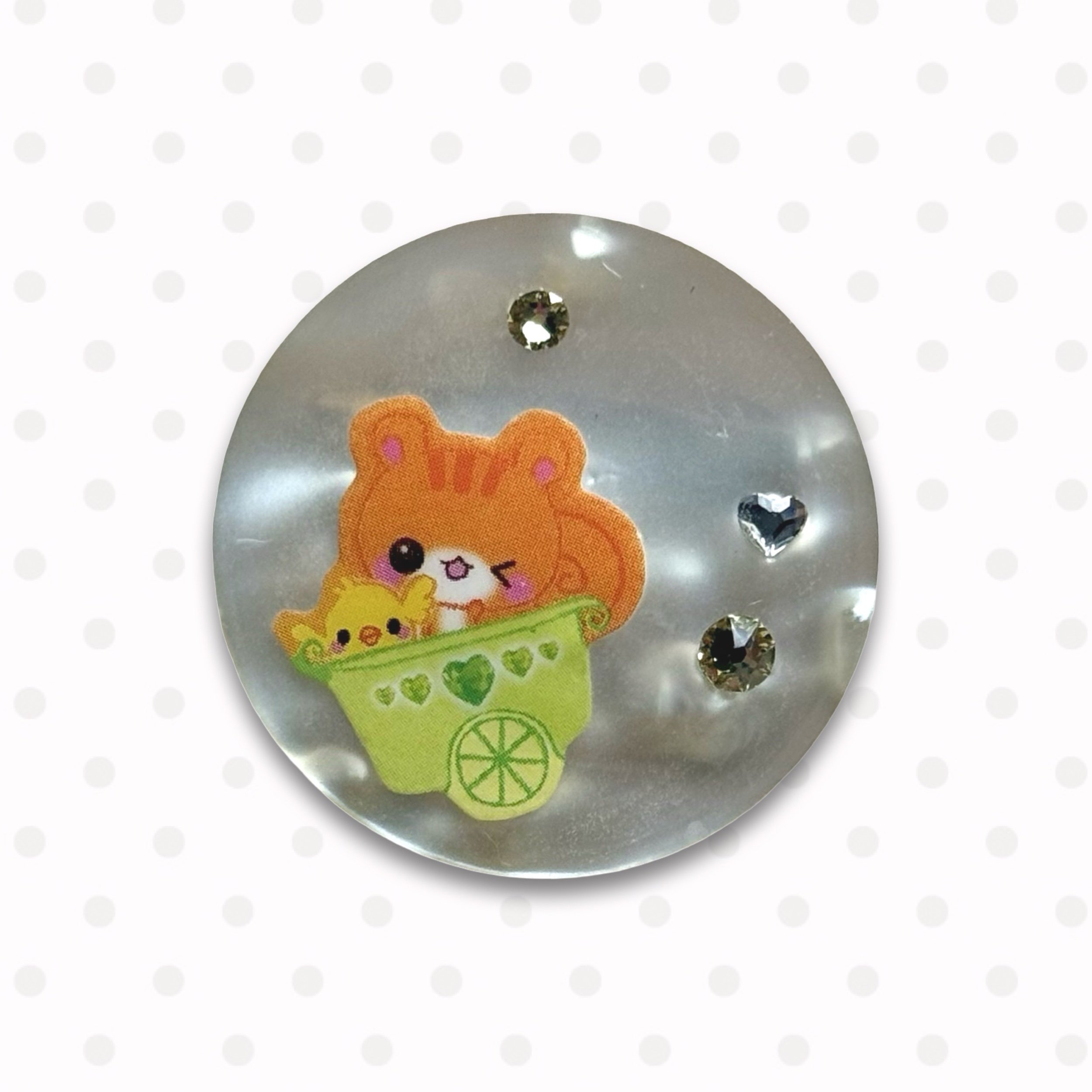 springtime brooch pin