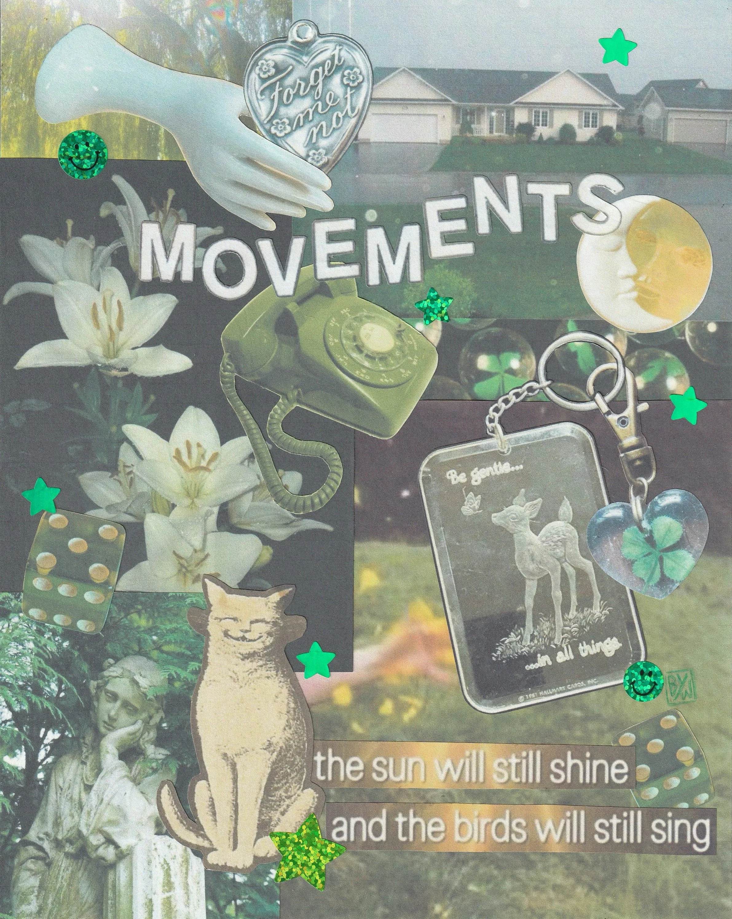 'feel something collage'