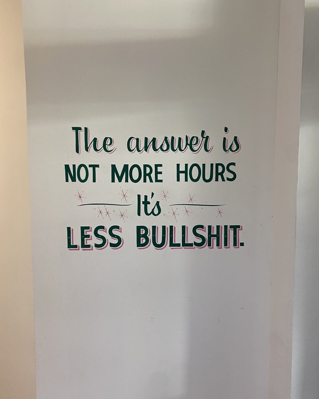 Spotted on the wall at Ibiza Female Entrepreneurs event &hellip; as speaker Amanda Glass @baweofficial  reminded us, when Dame Helen Mirren was asked about her regrets: &lsquo;not telling more people to f*** off&rsquo; - ❤️ that xx