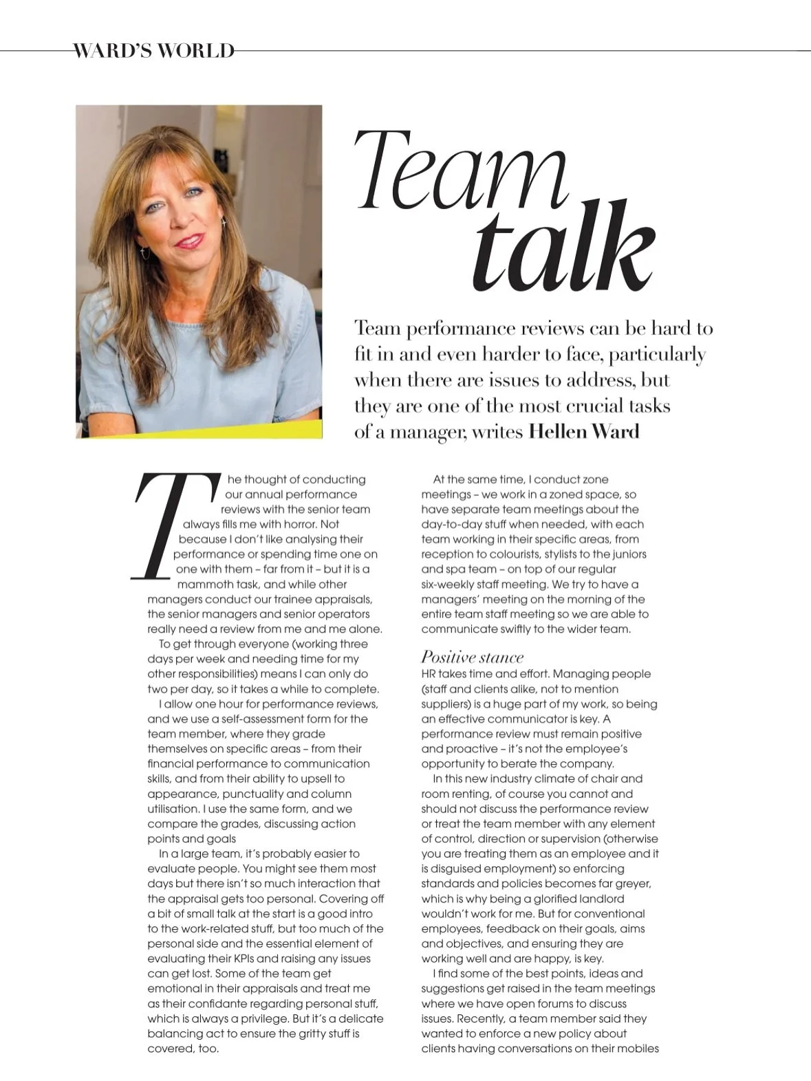 My latest column with @professionalbeauty.uk Xxxx